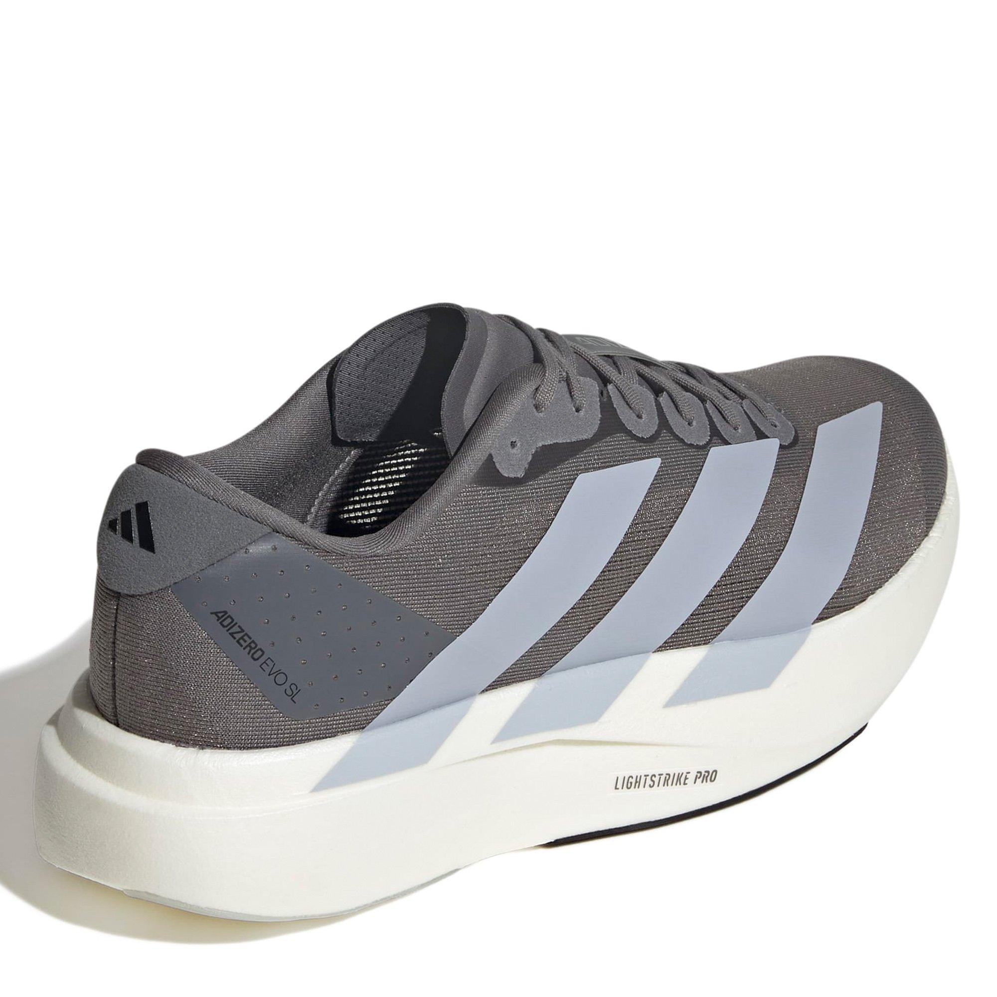 Grey/Silver/Blk - adidas - Adizero EVO SL Mens Shoes - 6