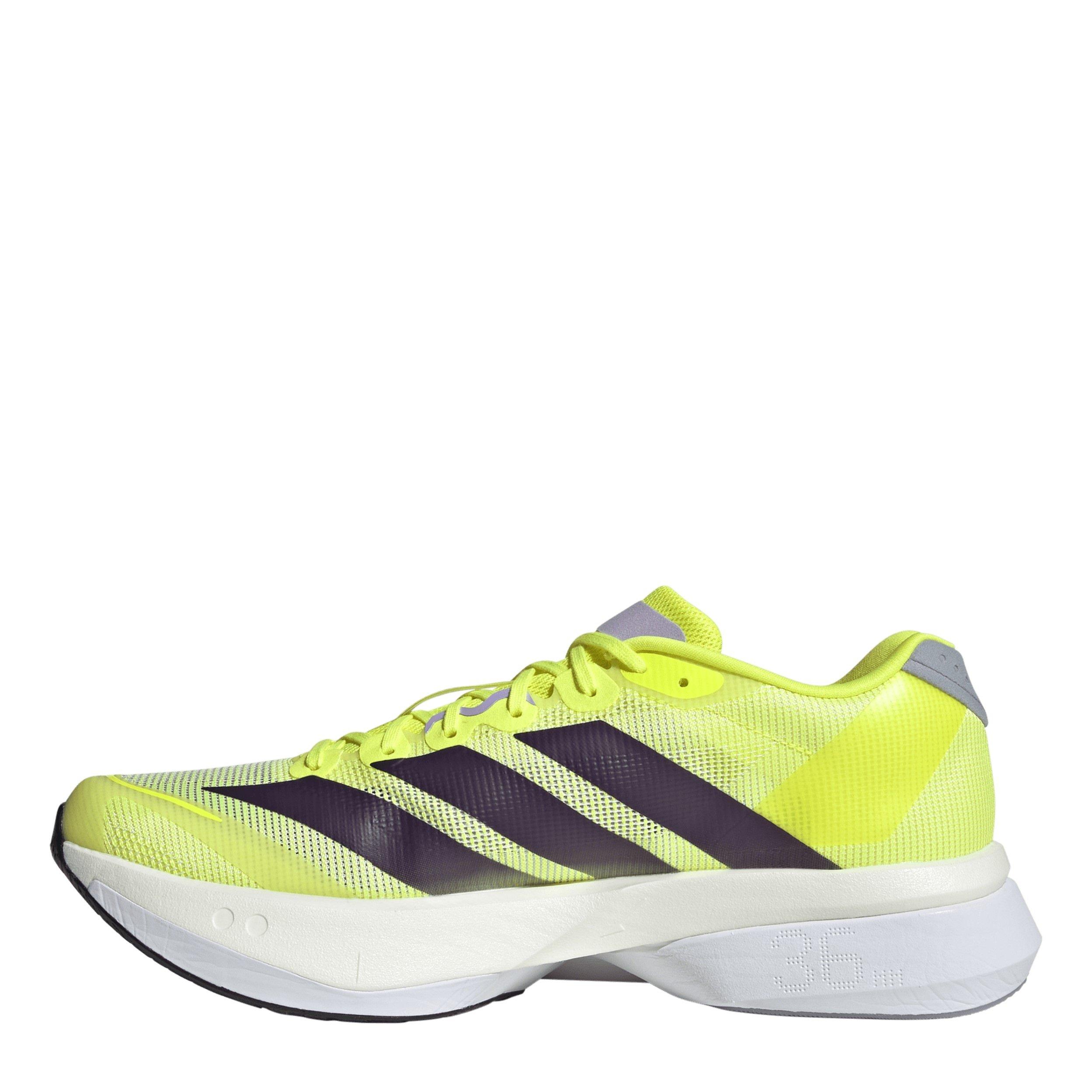 Yellow/Plum - adidas - AdizeroBoston Mens Running Shoes - 2