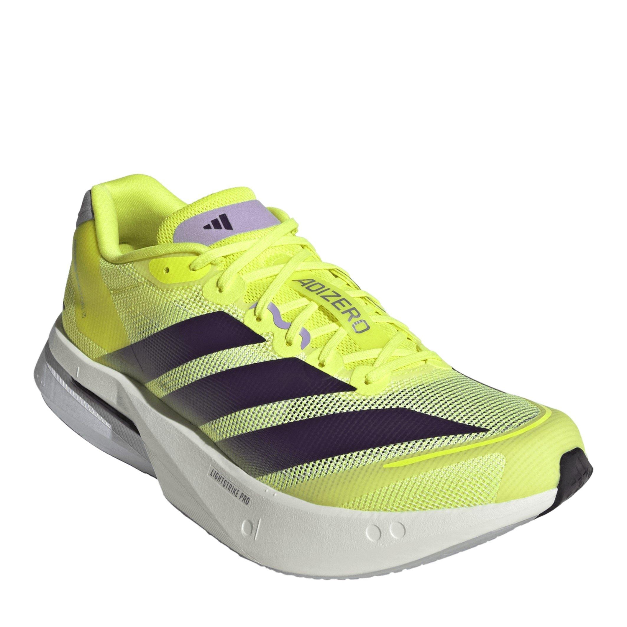 Yellow/Plum - adidas - AdizeroBoston Mens Running Shoes - 3