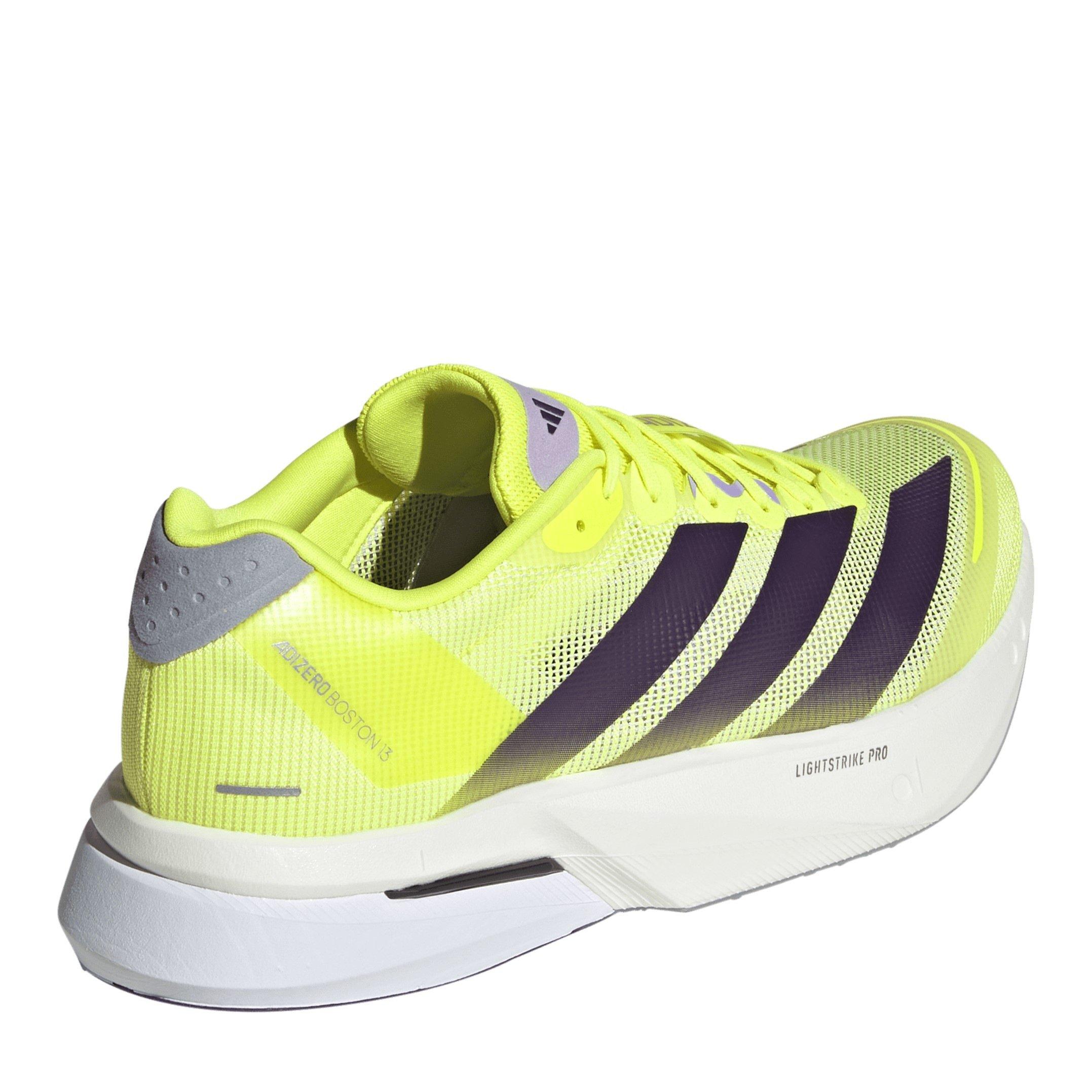 Yellow/Plum - adidas - AdizeroBoston Mens Running Shoes - 4