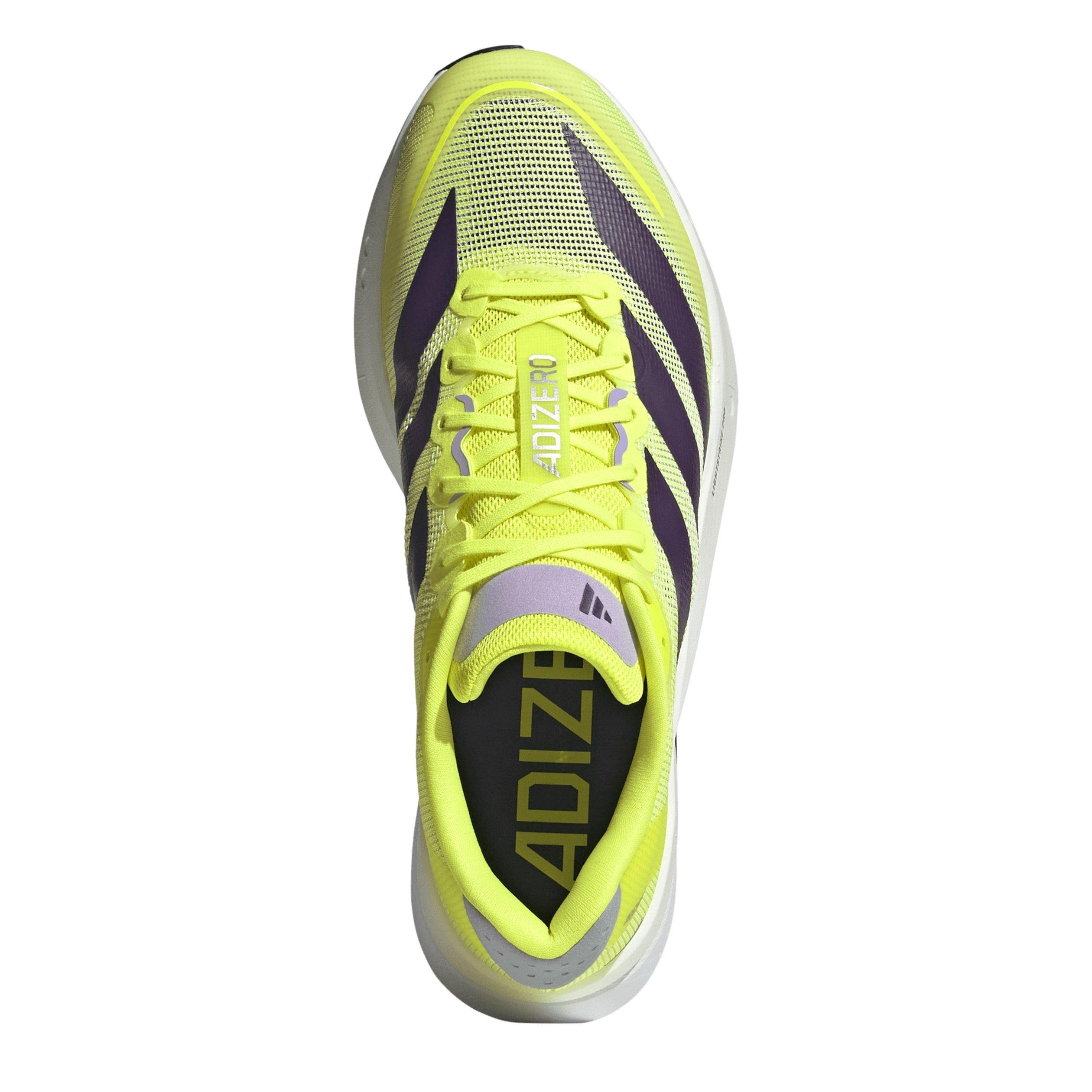 Yellow/Plum - adidas - AdizeroBoston Mens Running Shoes - 5