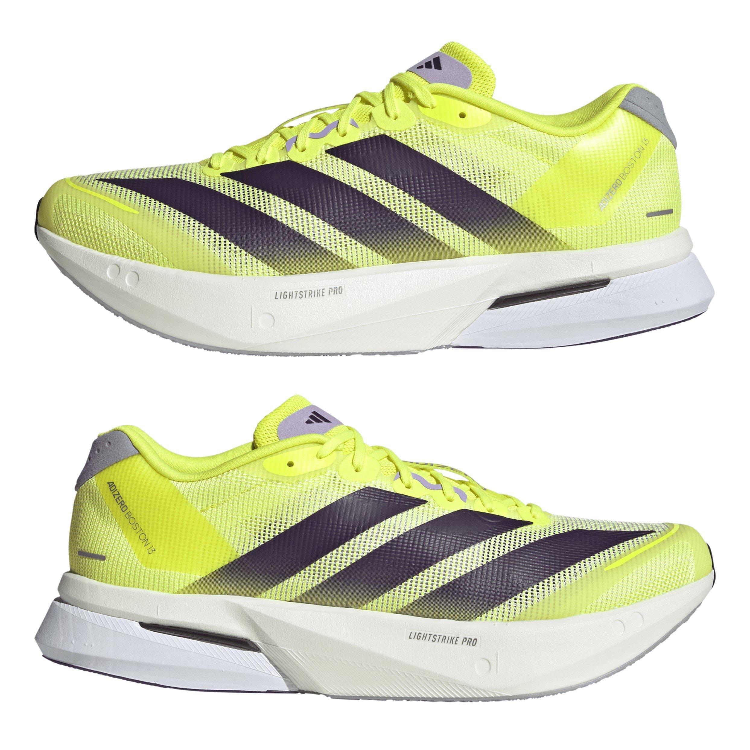 Yellow/Plum - adidas - AdizeroBoston Mens Running Shoes - 9