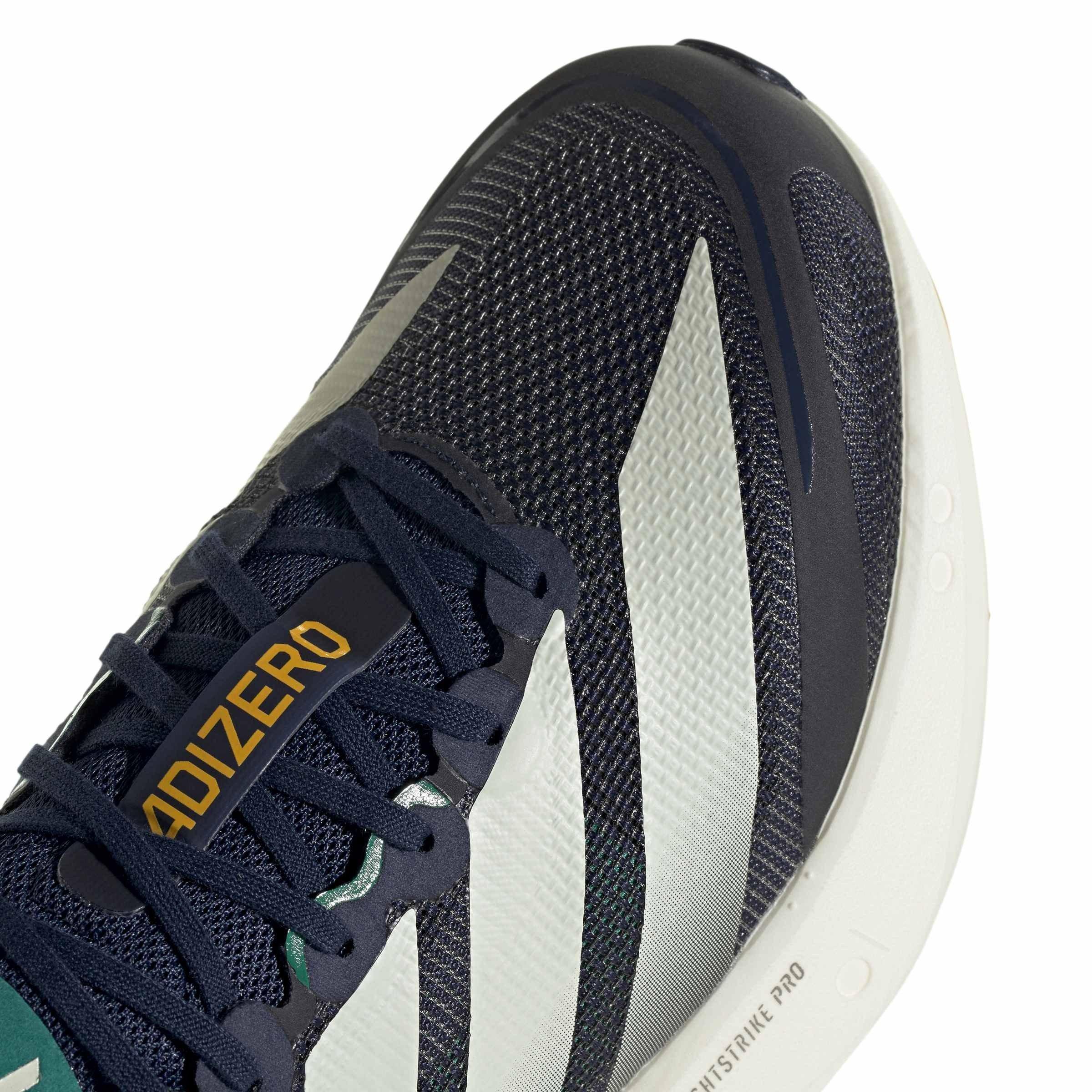 Indigo/Wht/Grn - adidas - AdizeroBoston Mens Running Shoes - 7
