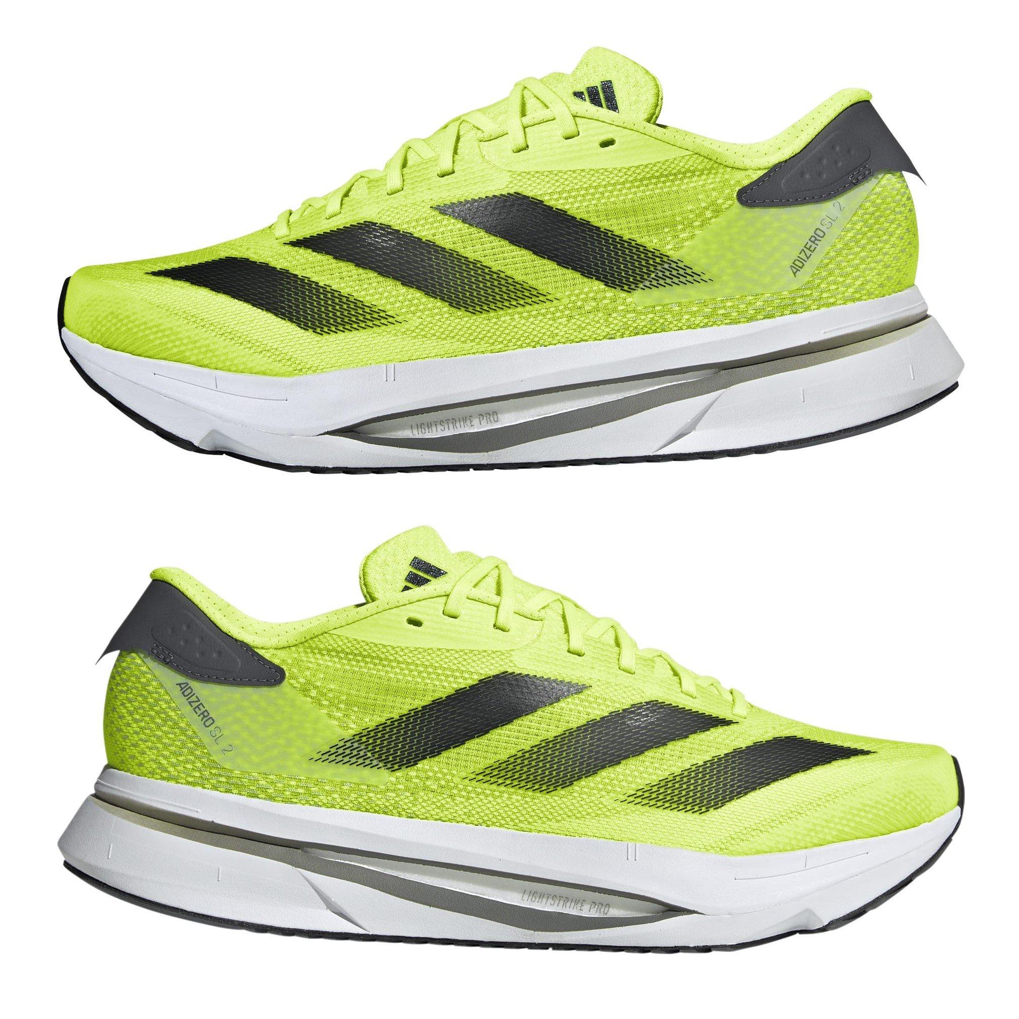 Luclem/Blk/Wht - adidas - Adizero SL2 Mens Running Shoes - 9