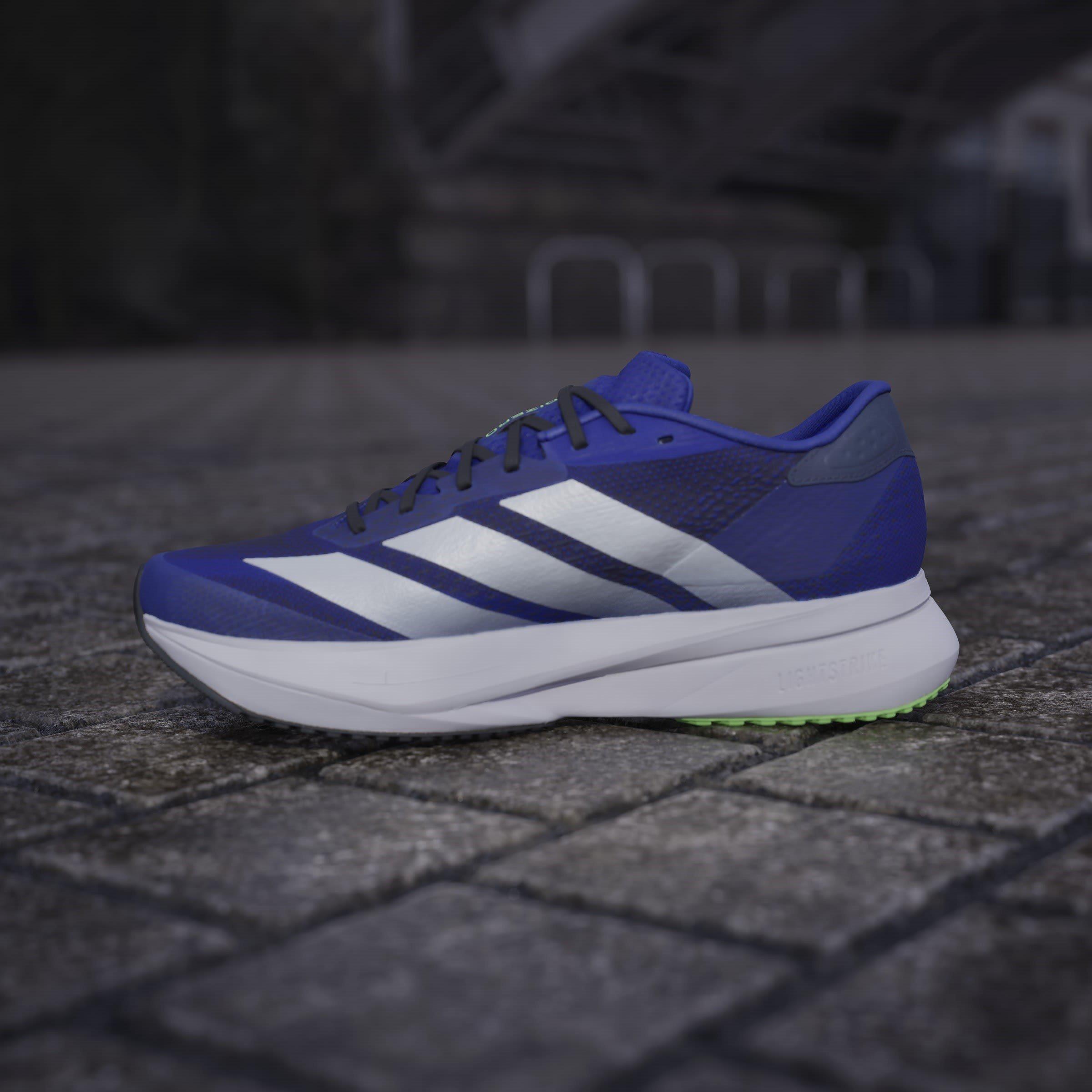 Blue/White/Lime - adidas - Adizero SL2 Mens Running Shoes - 14