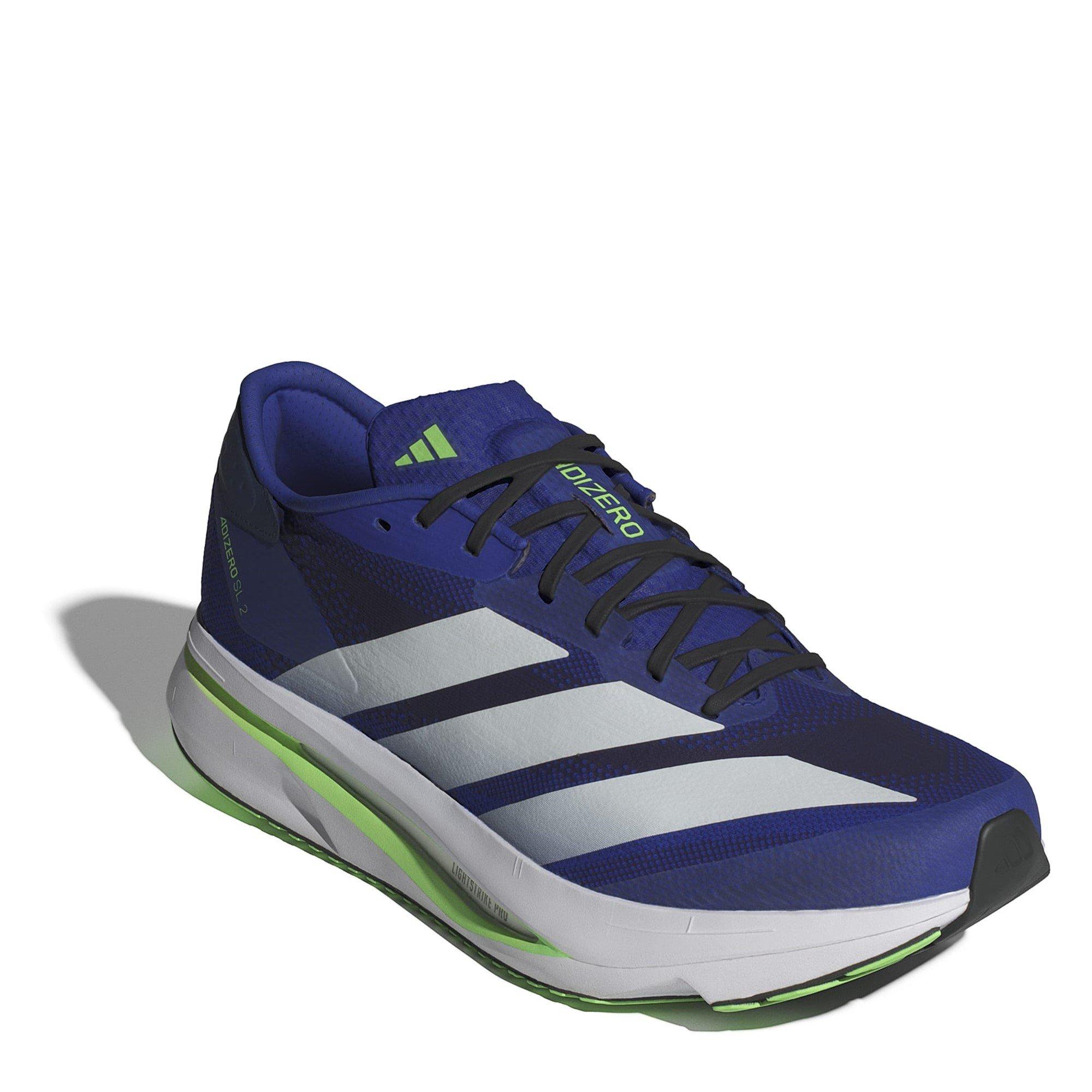 Blue/White/Lime - adidas - Adizero SL2 Mens Running Shoes - 3