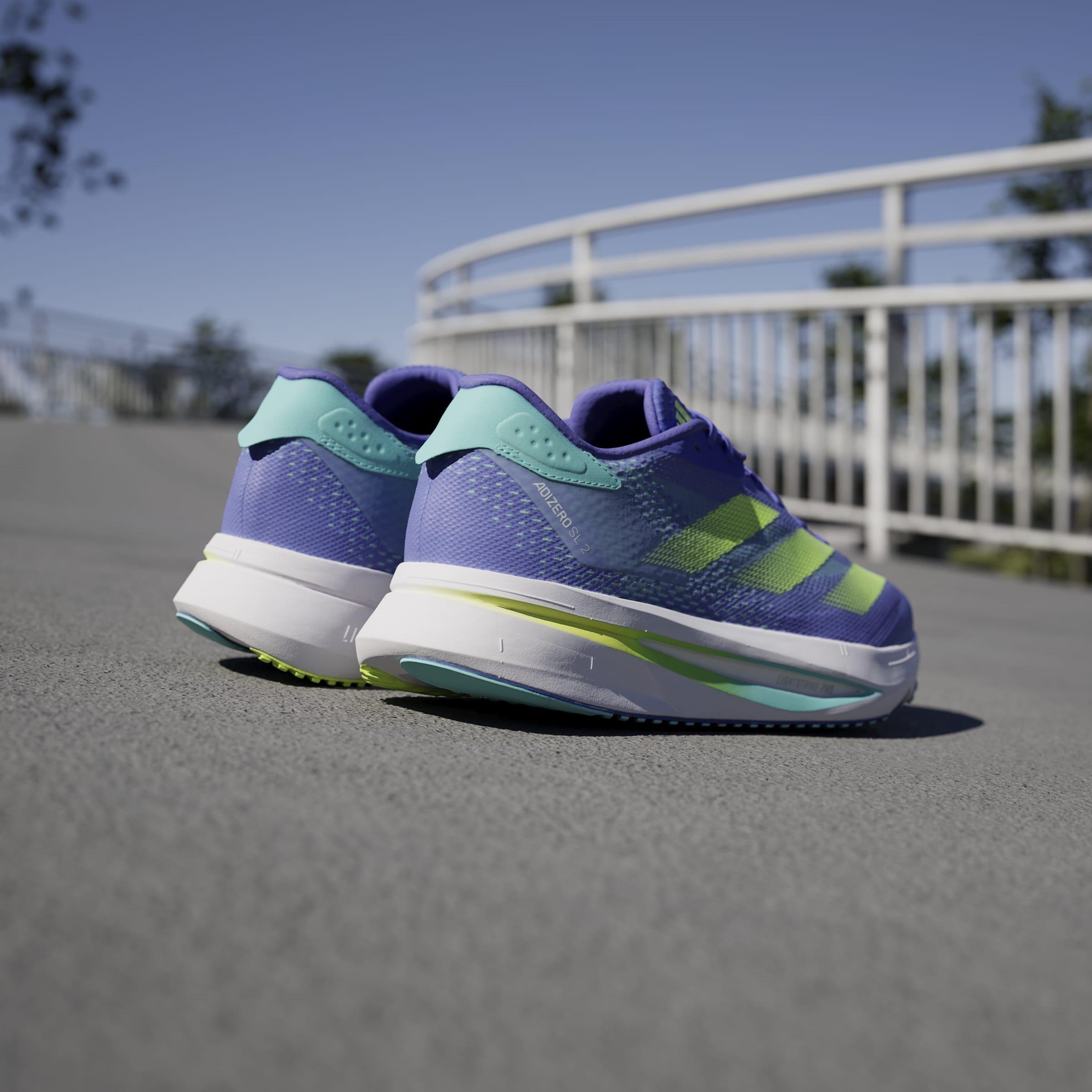 Cob.Blue/Lemon - adidas - Adizero SL2 Mens Running Shoes - 14