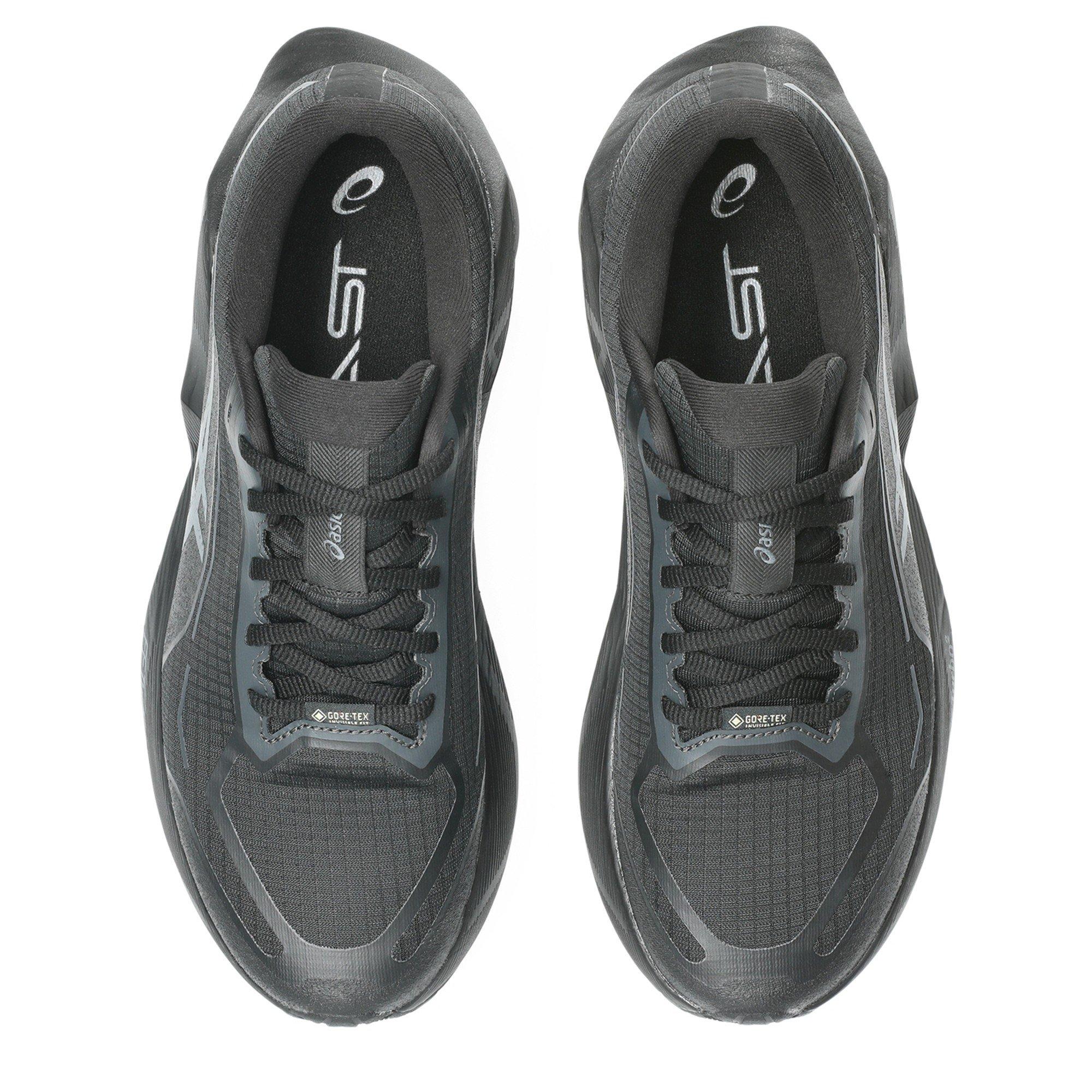 Sort/Graphite - Asics - Men's Novablast 6 GTX Waterproof Road Running Shoes - 6