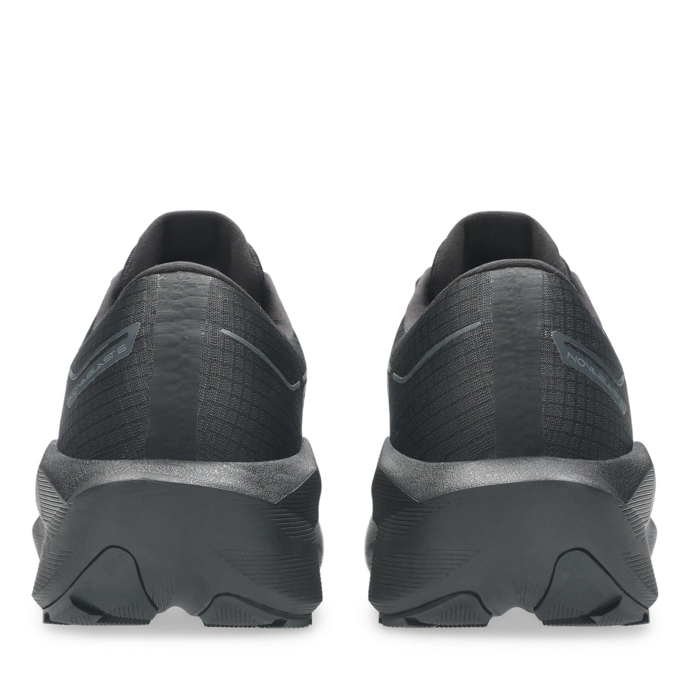 Sort/Graphite - Asics - Men's Novablast 6 GTX Waterproof Road Running Shoes - 7