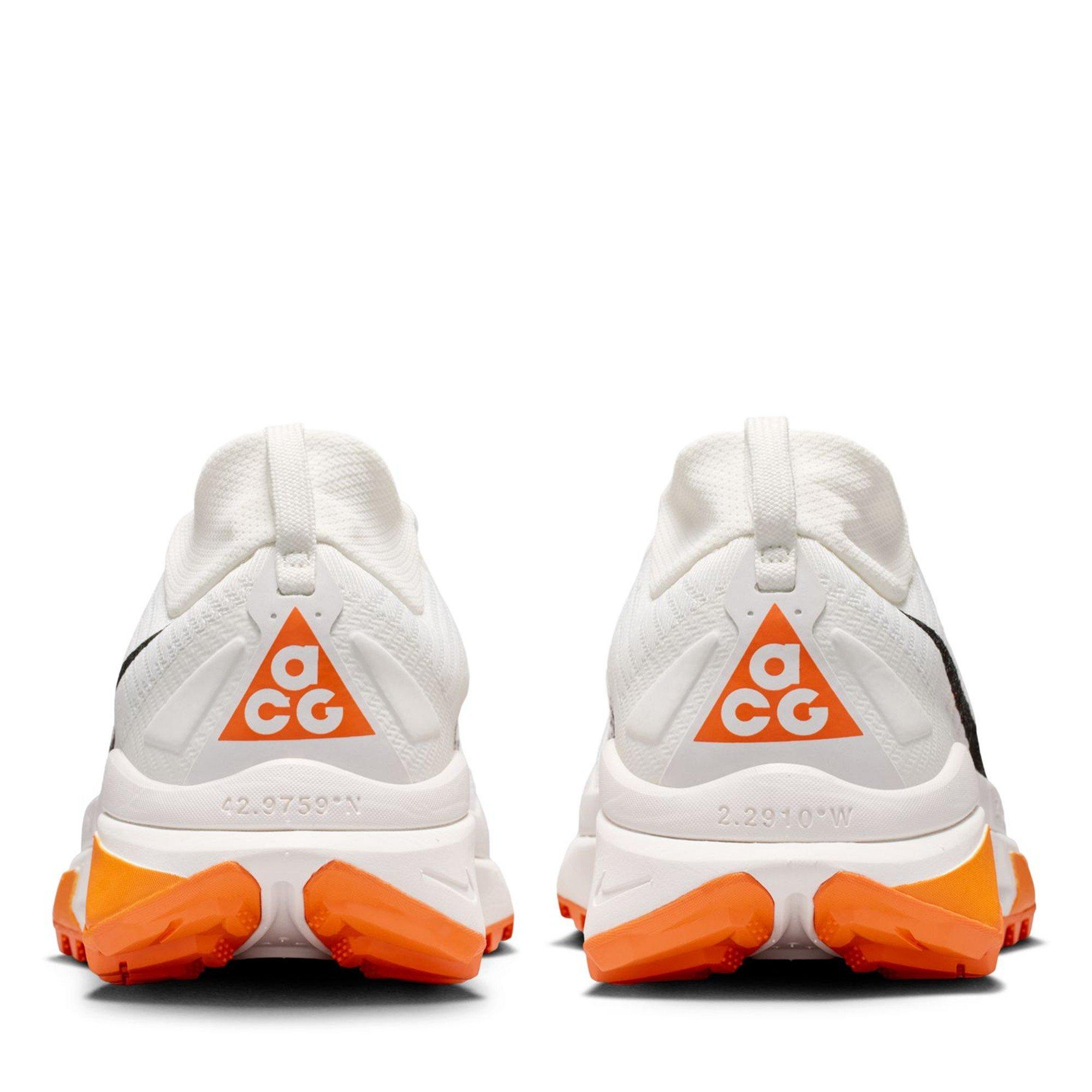 White/Orange - Nike - Mens Nike ACG Pegasus Womens Off-Road Trail Running Shoes - 6