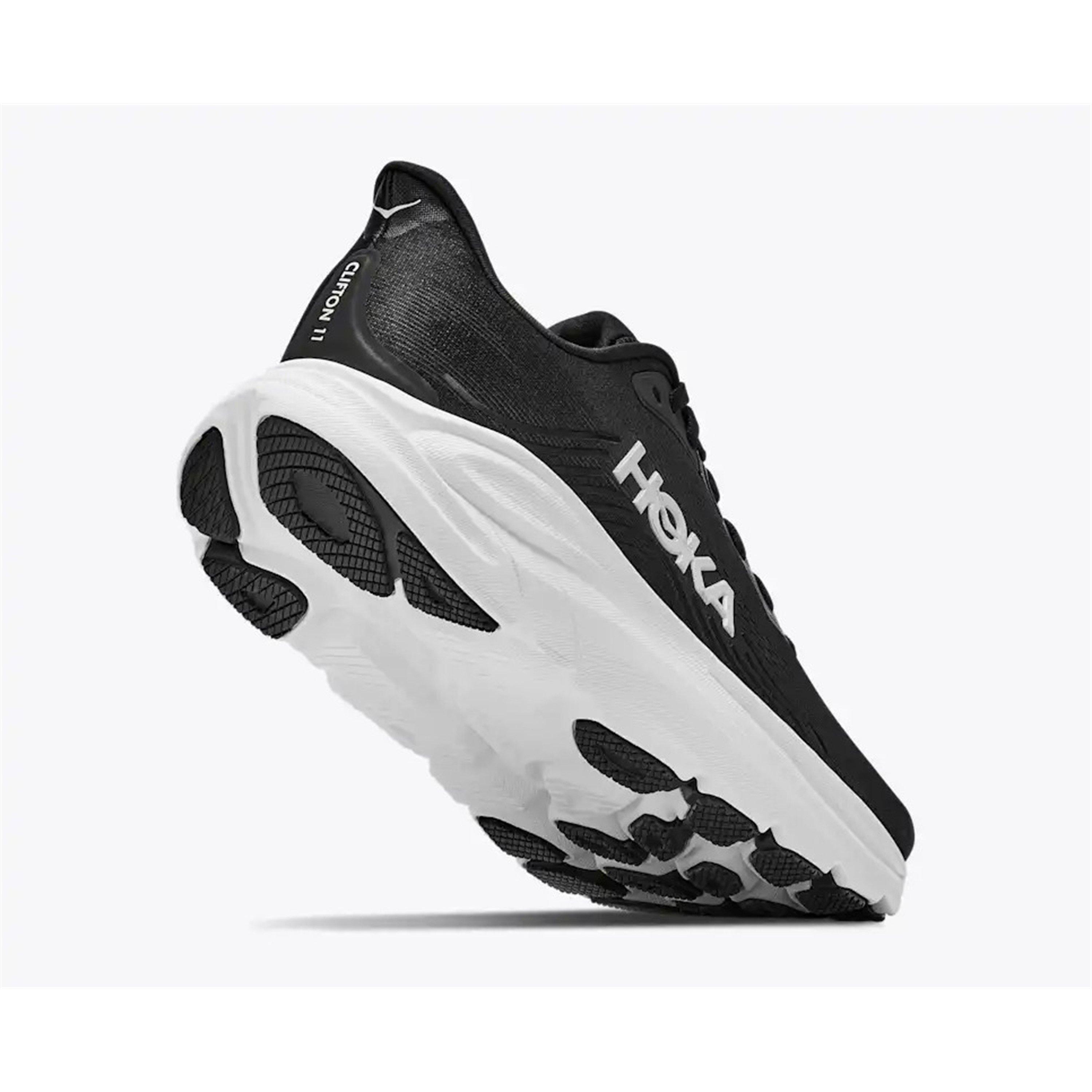 Black/White - Hoka - Women's Clifton 11 Road Running Shoes - 4