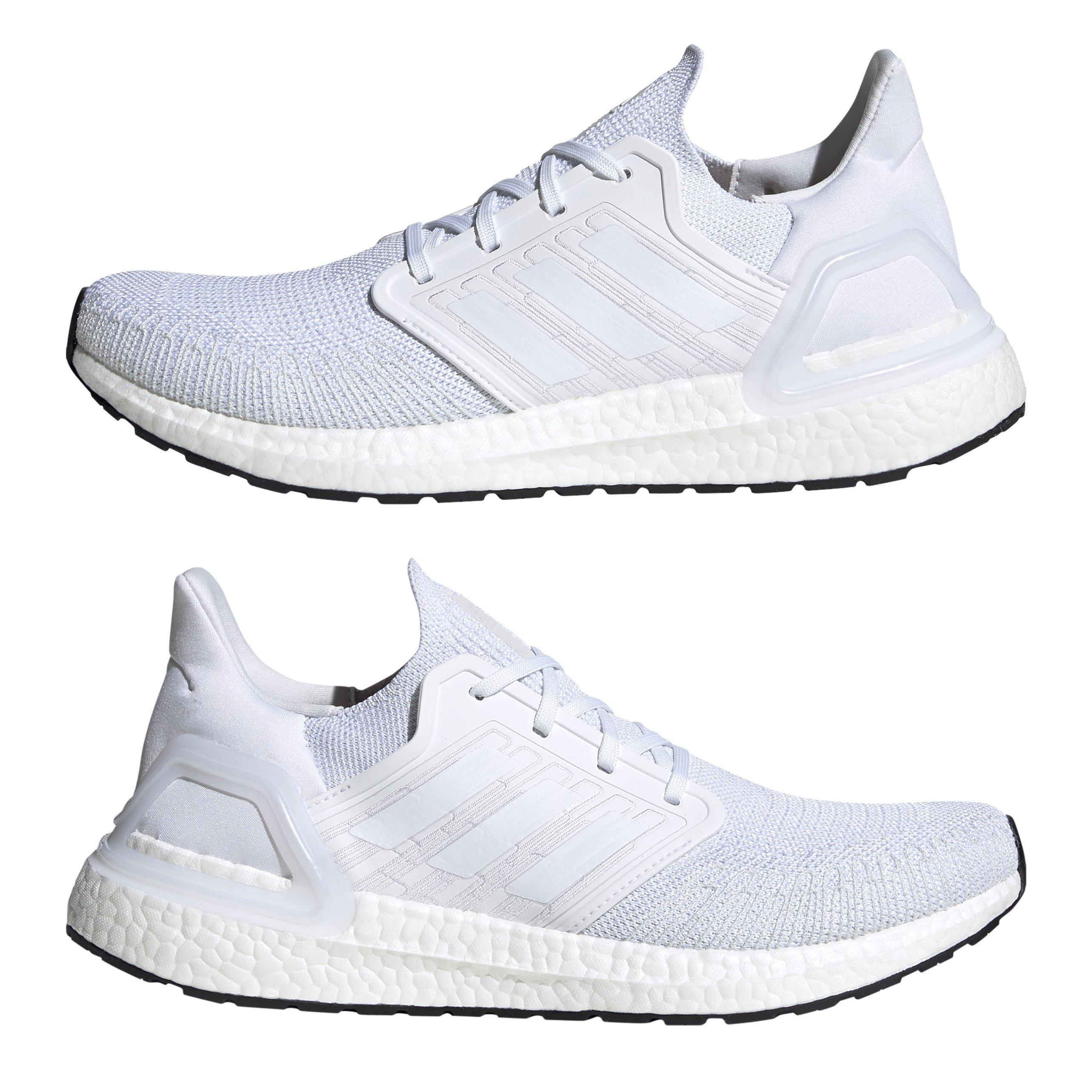 Wht/Blk - adidas - Adidas Ultraboost 20 Mens Running Shoes Road Boys - 10