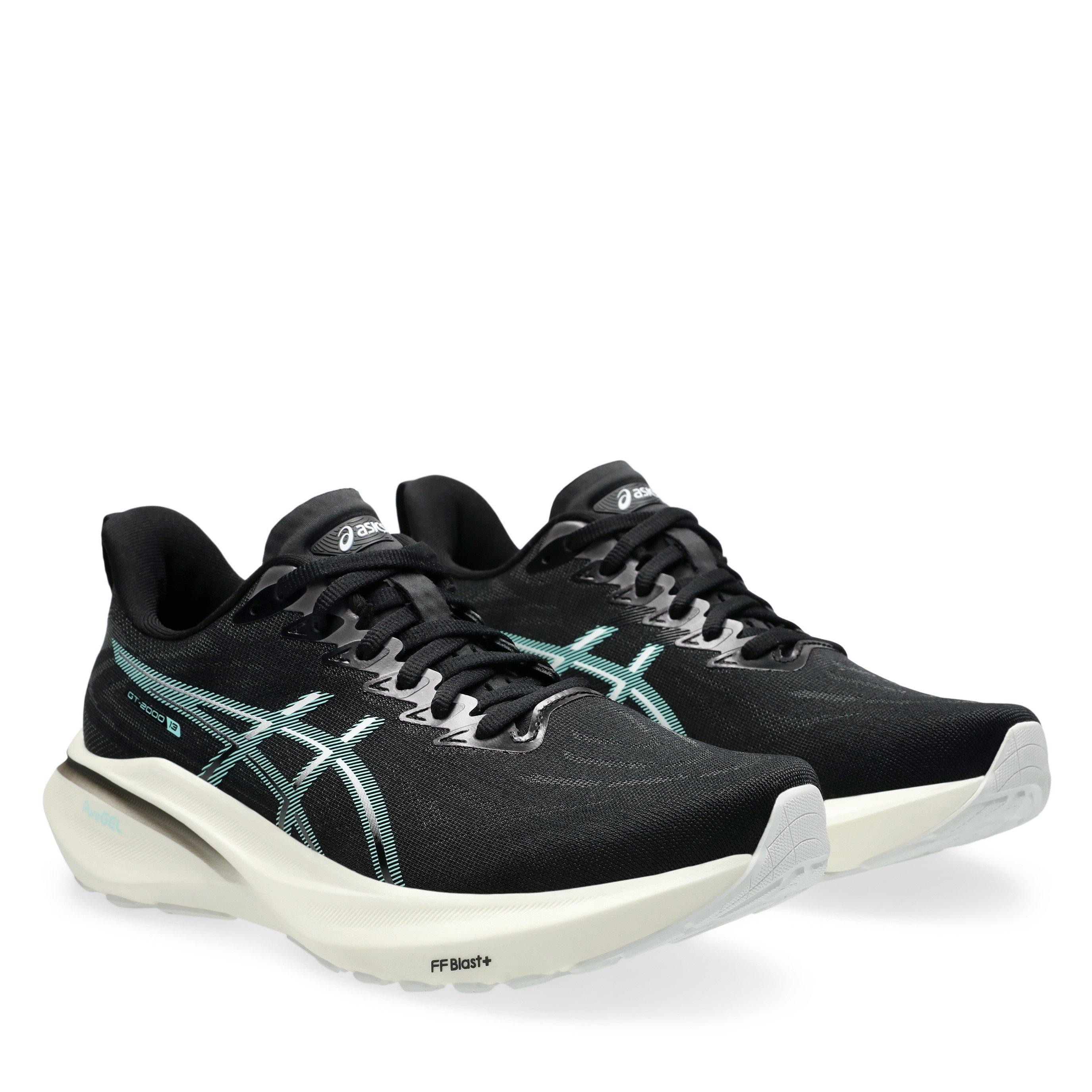 BLACK/MINT - Asics - GT-2000 13 Womens Running Shoes - 4