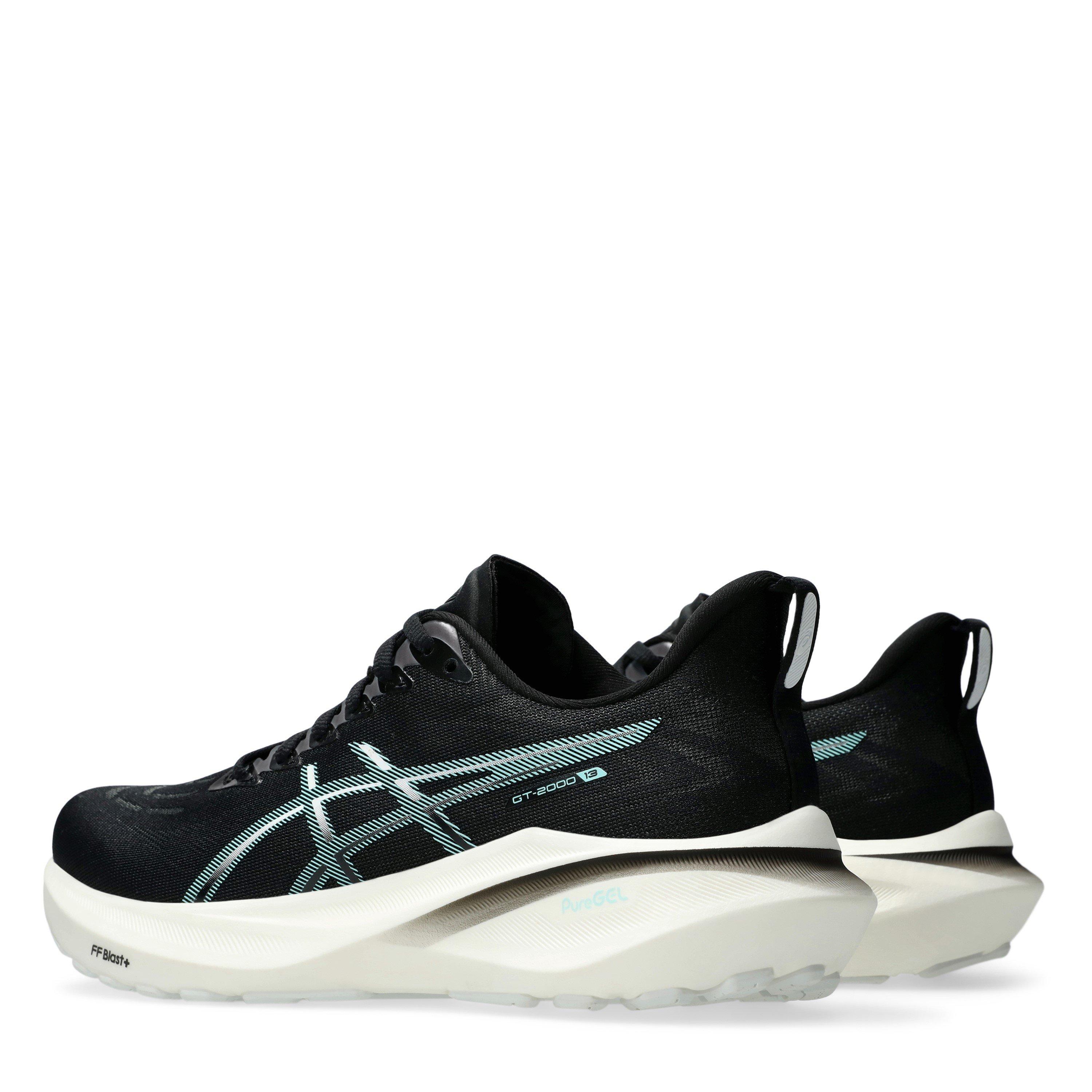 BLACK/MINT - Asics - GT-2000 13 Womens Running Shoes - 5