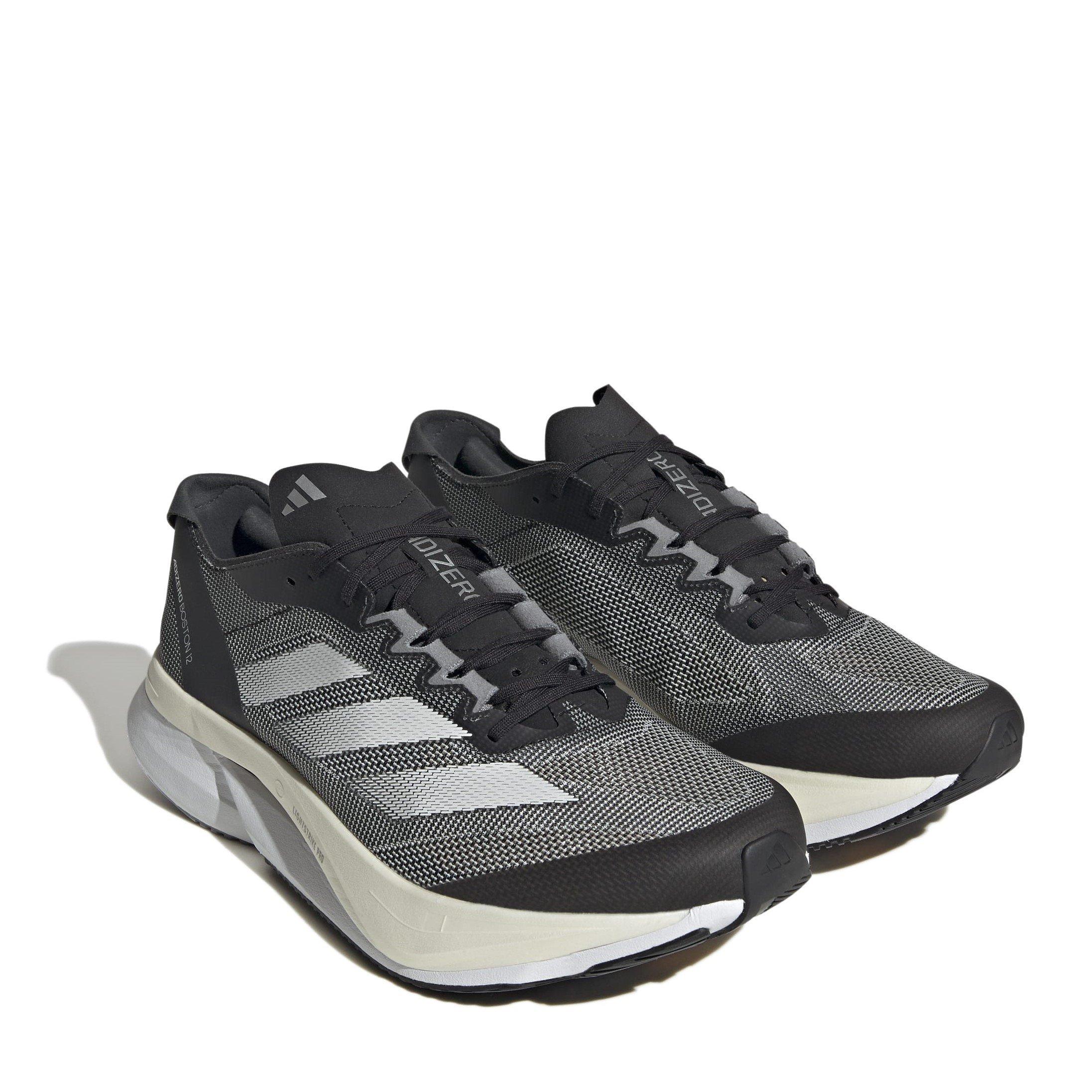 Zwart/Wit - adidas - Adizero Boston 12 Road Running Shoes Mens - 3