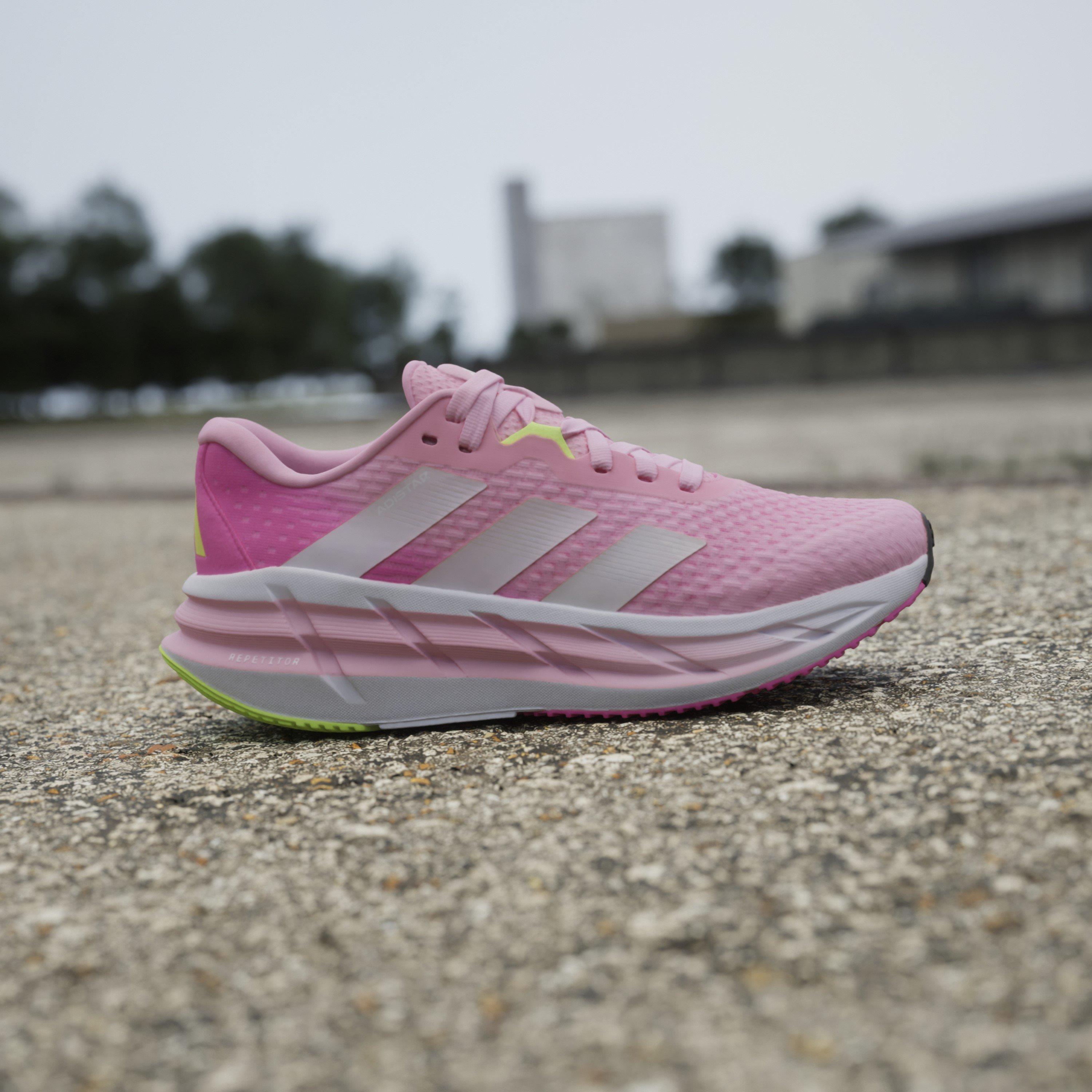Pink - adidas - Adistar 3 W Road Running Shoes Womens - 9