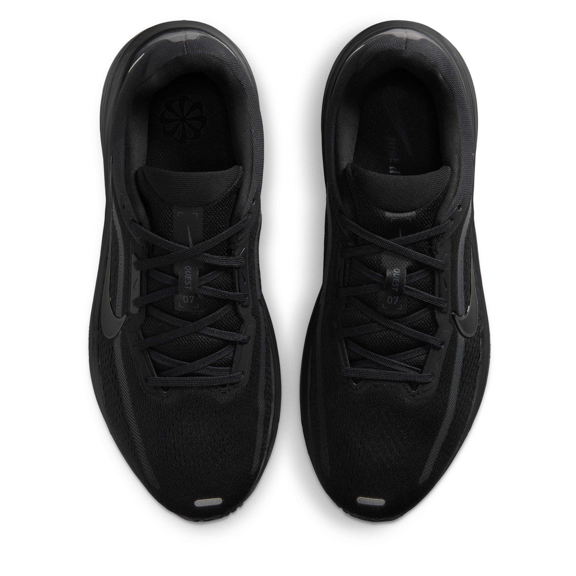 Black - Nike - Men's Quest 7 Road Running Shoes - 6