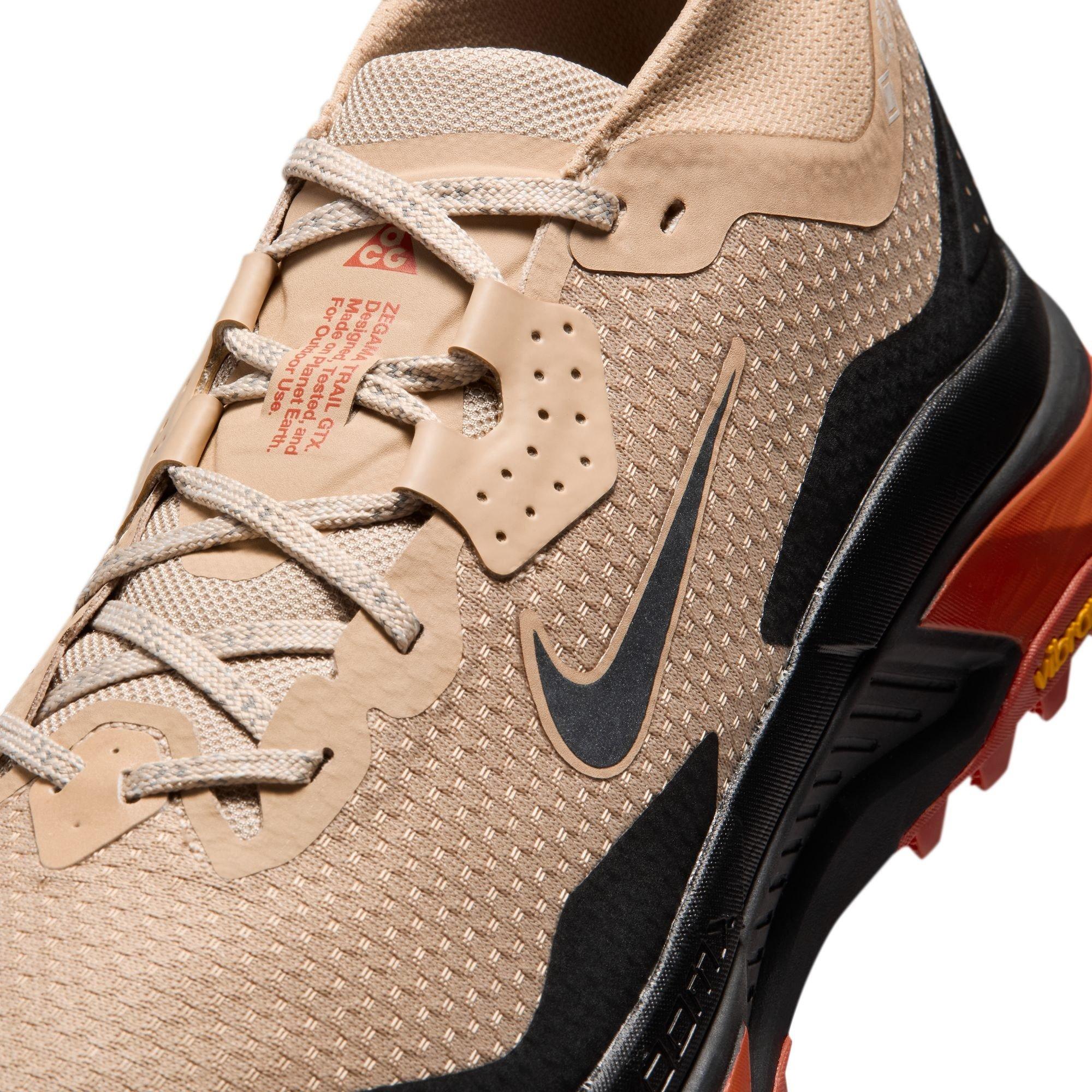 Platino/Negro - Nike - Men's Zegama GTX Off-Road Running Shoes - 7