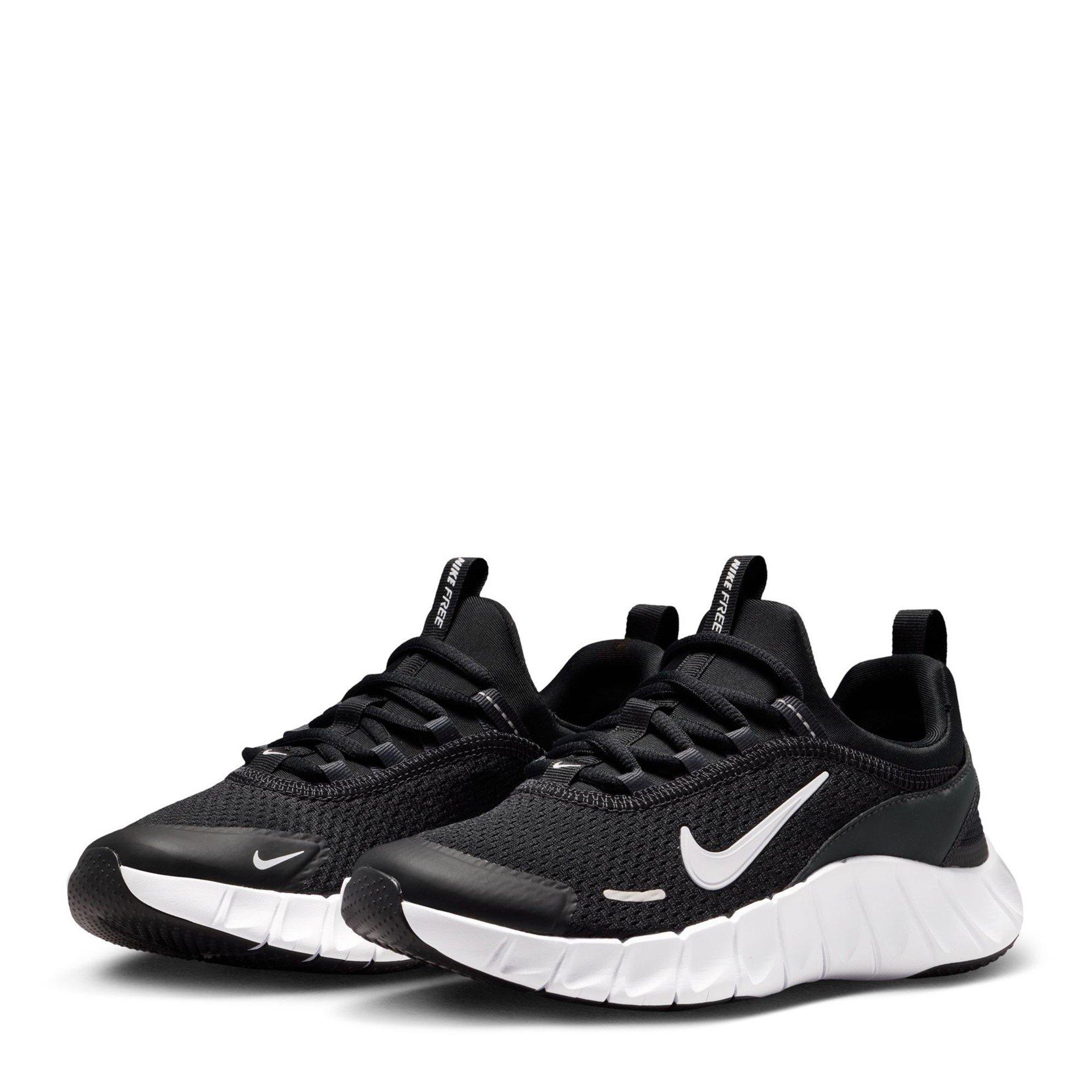 Sort/Hvid - Nike - Kids' Everyday Running Shoes - 4