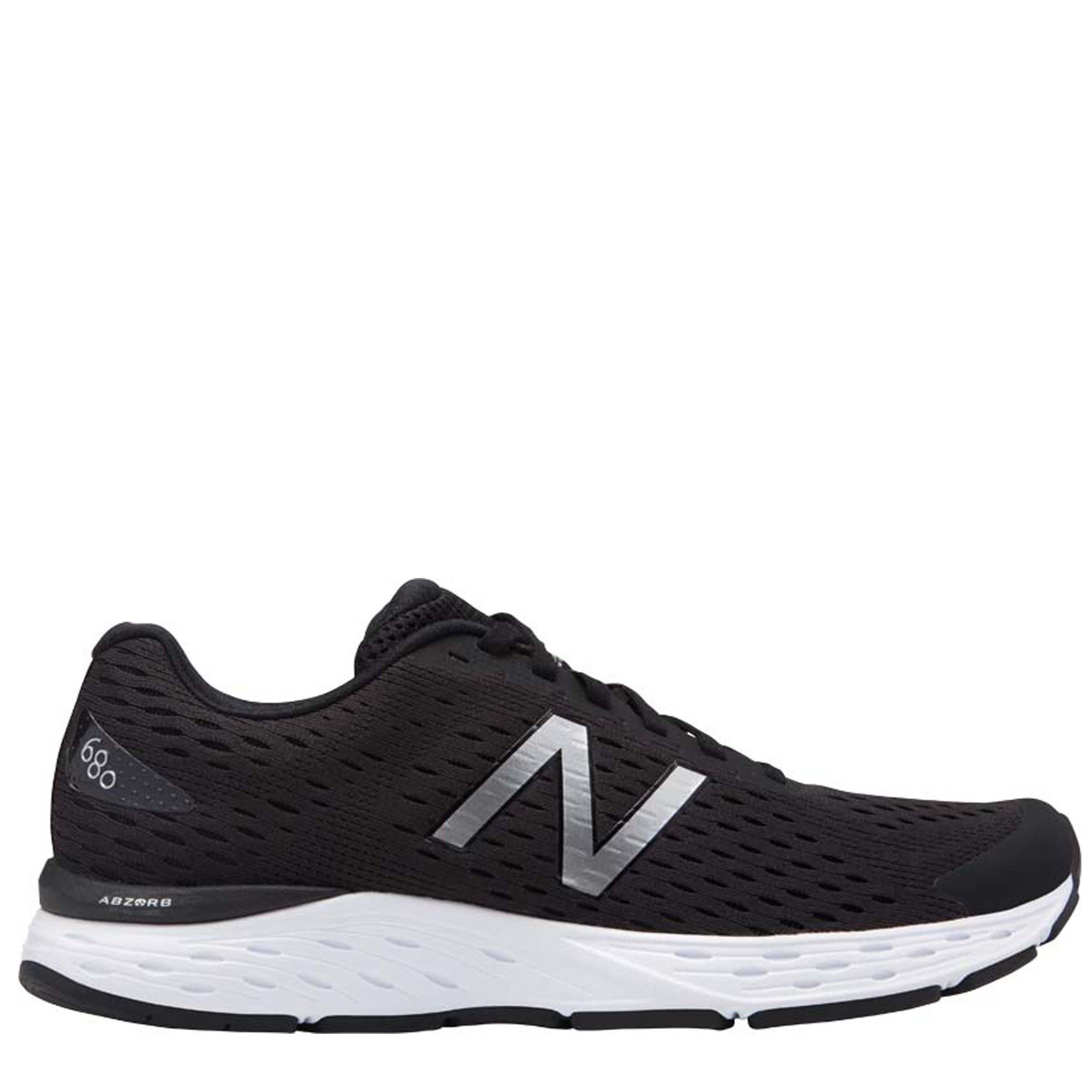 Zwart/Wit - New Balance - New 680v6 Running Shoes Mens - 1