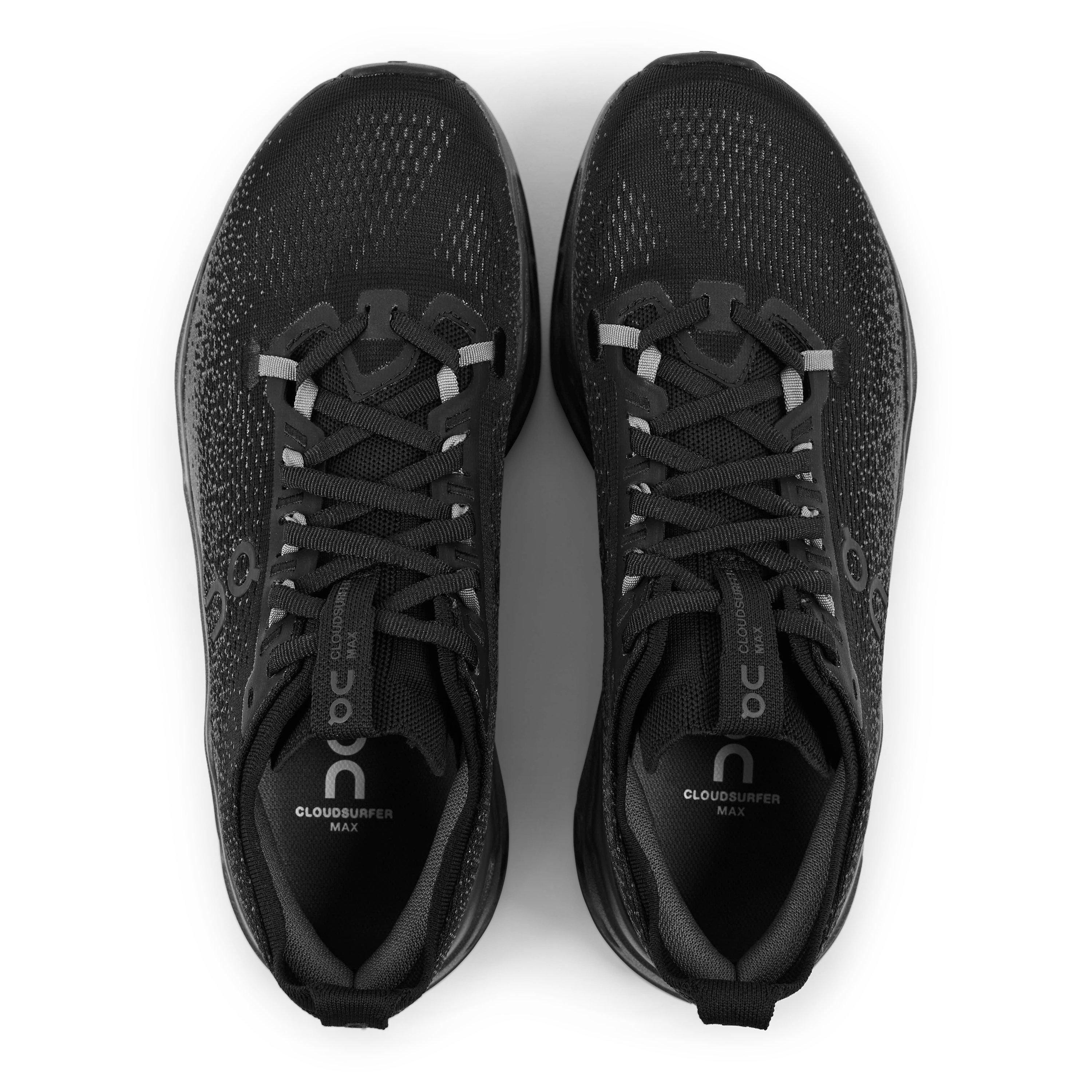 Crno/Eklipsa - On - Men's Cloudsurfer Max Road Running Shoes - 5