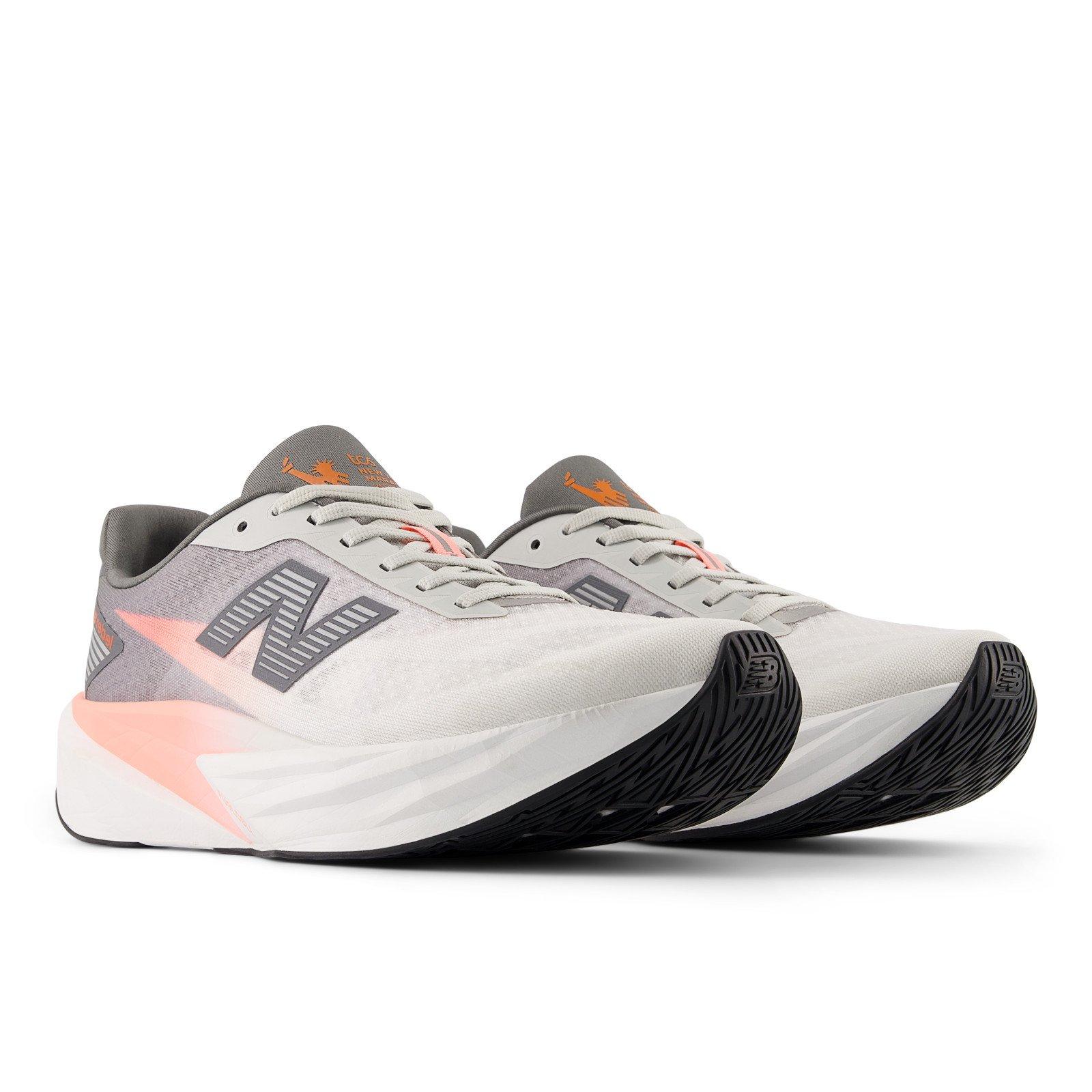 Grapefruit - New Balance - FuelCell Rebel V5 Mens Running Shoes - 4