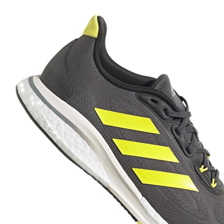 Gris/Jaune/Blanc - adidas - Supernova Plus Mens Running Shoes - 7