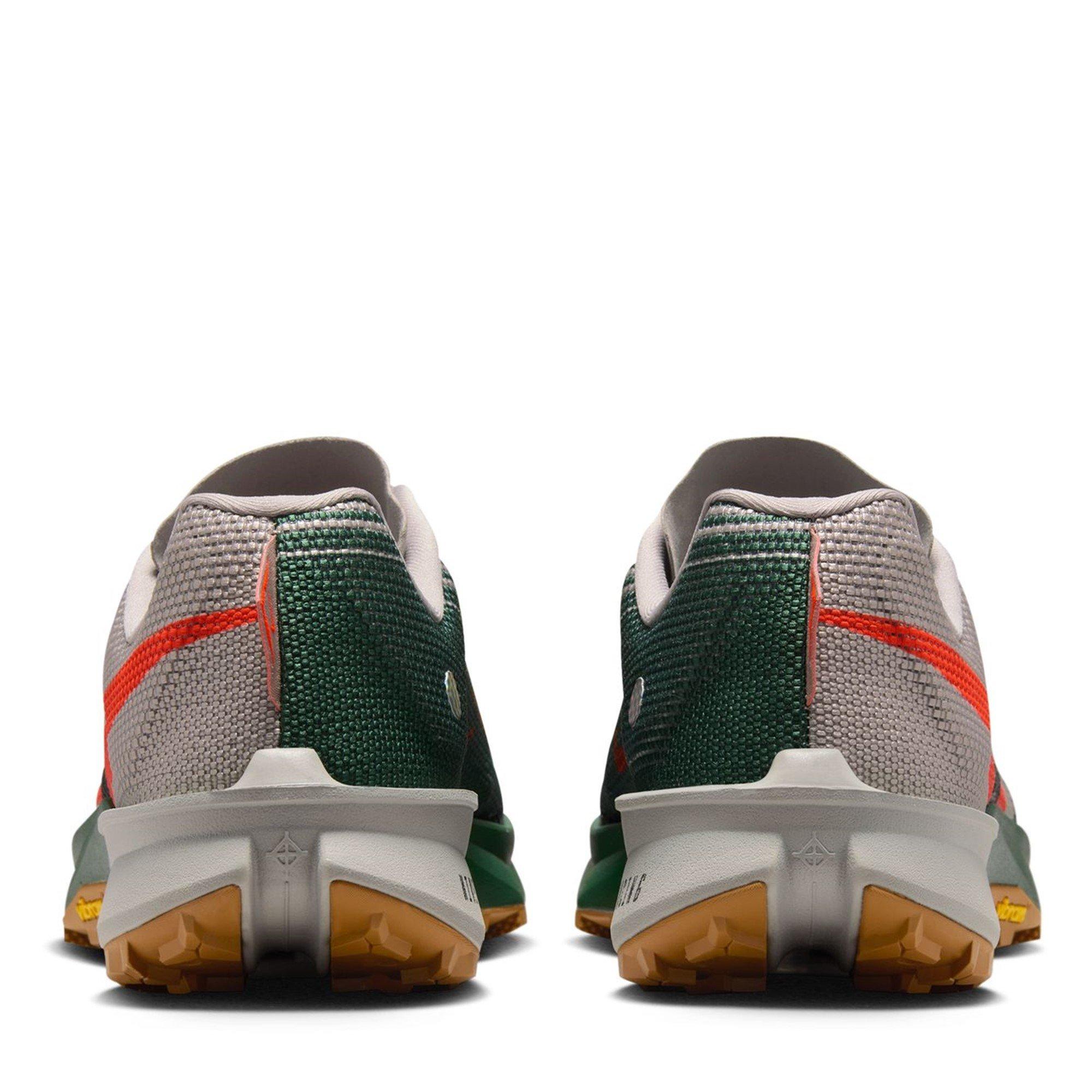 Collg Gry/Crims - Nike - Kiger 10 Trail Running Shoes Mens - 5