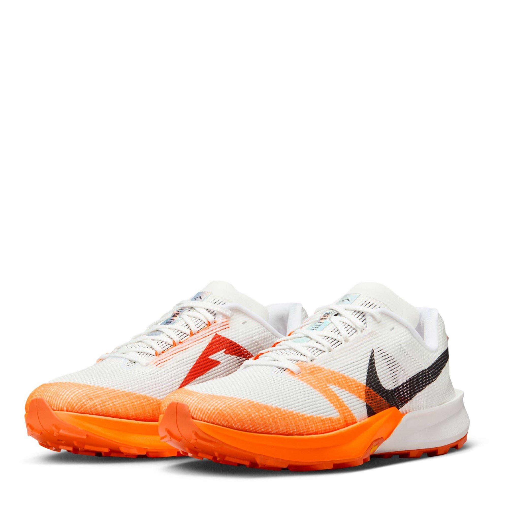 White - Nike - Kiger 10 Trail Running Shoes Mens - 4