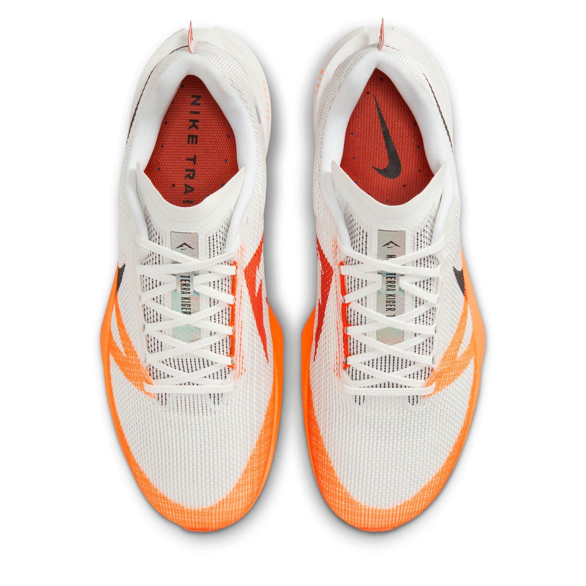 White - Nike - Kiger 10 Trail Running Shoes Mens - 6