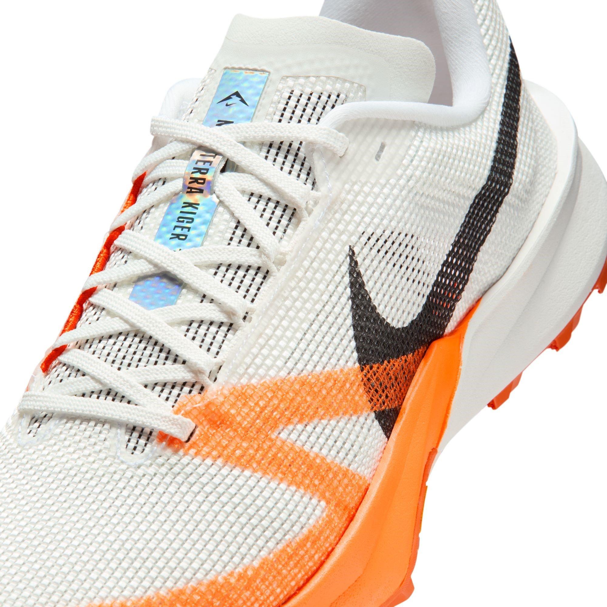 White - Nike - Kiger 10 Trail Running Shoes Mens - 7