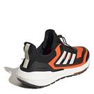 Noir/Orange - adidas - Ultraboost 22 COLD.RDY Running Shoes Mens - 4