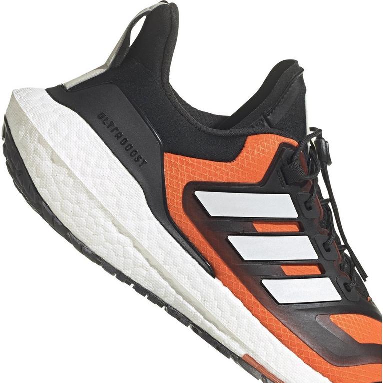 Noir/Orange - adidas - Ultraboost 22 COLD.RDY Running Shoes Mens - 8