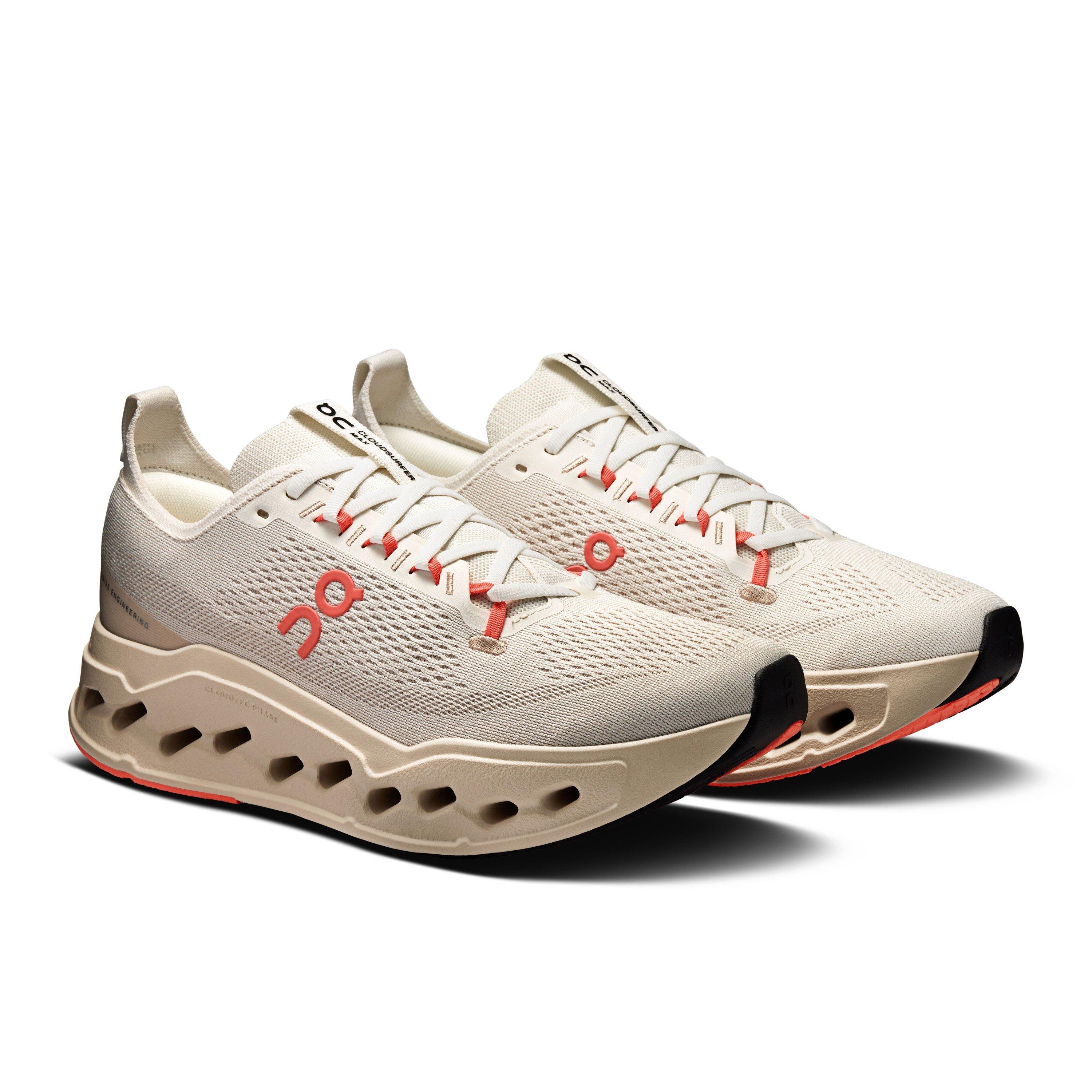 Ivory Salmon - On - Cloudsurfer Max Road Running Shoes - 3