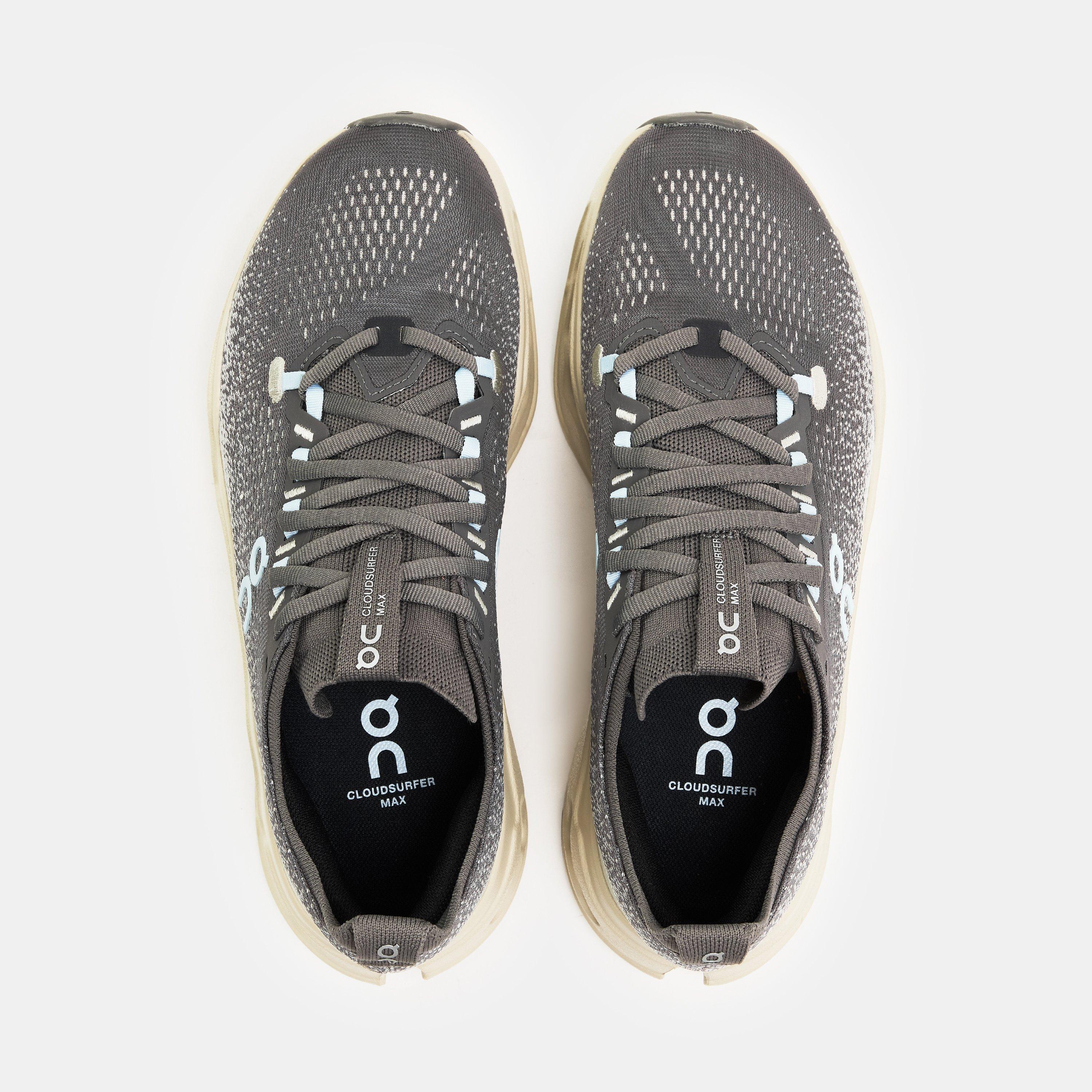 Asphalt Ice - On - Women's Cloudsurfer Max Road Running Shoes - 5