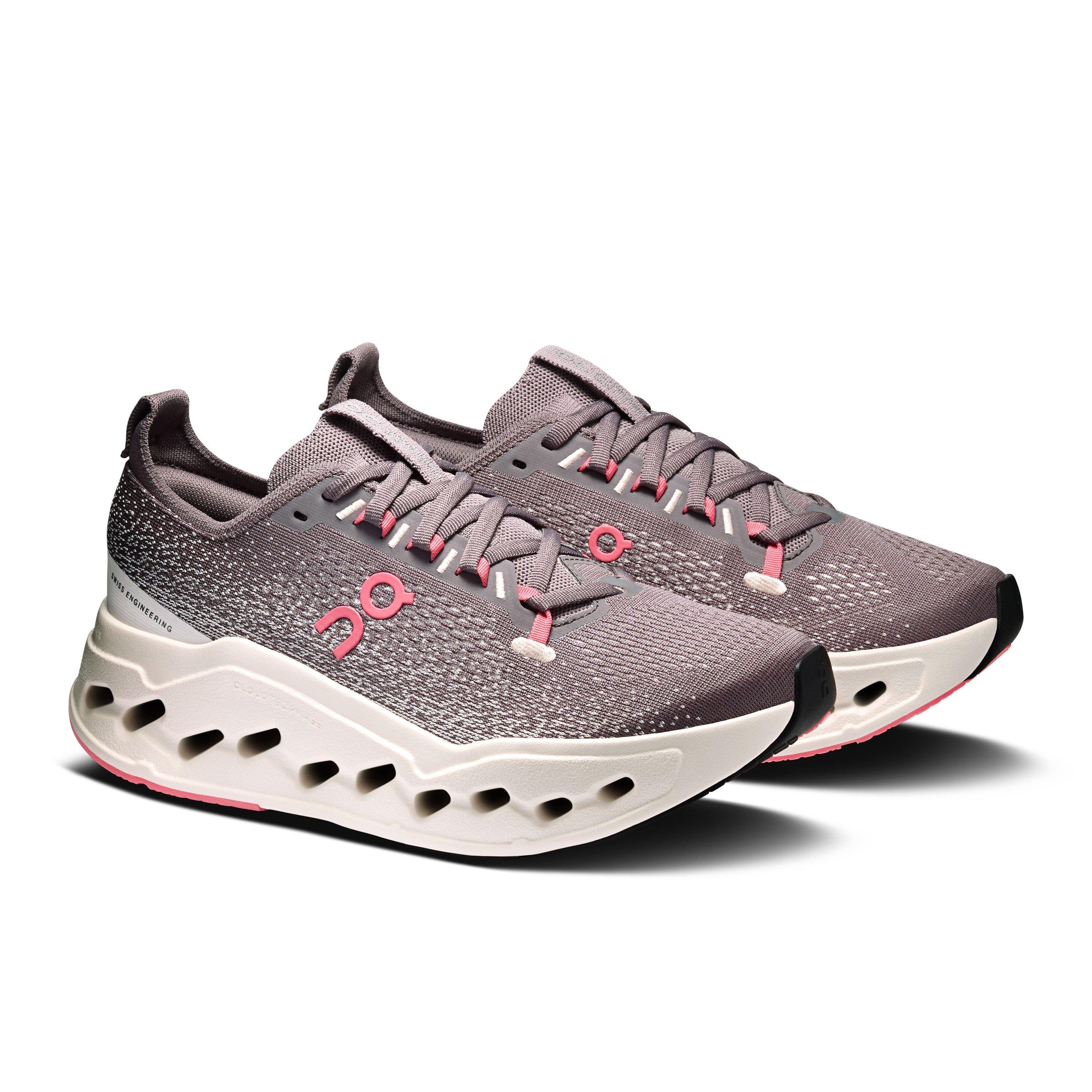 Pebble/Oyster - On - Women's Cloudsurfer Max Road Running Shoes - 3
