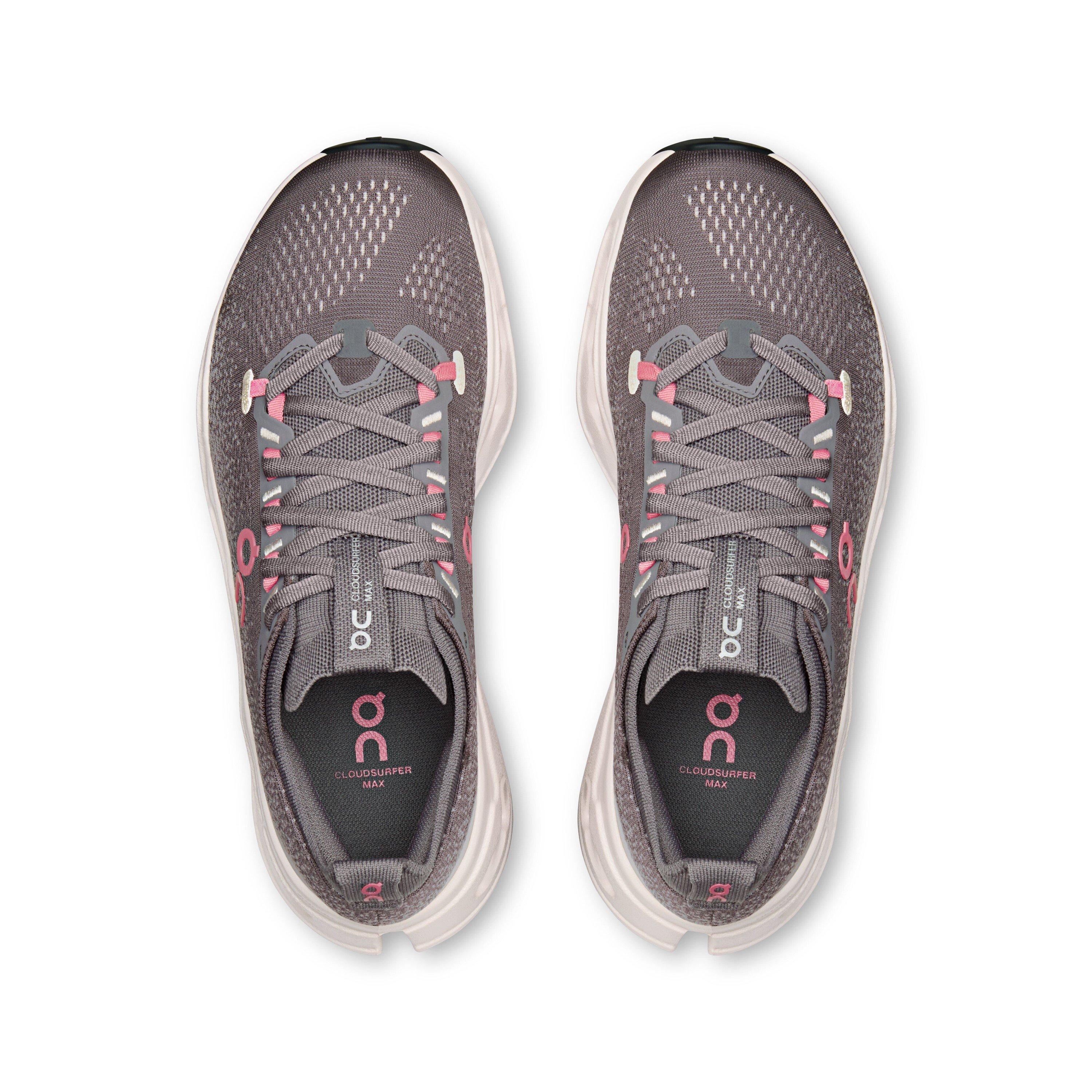 Pebble/Oyster - On - Women's Cloudsurfer Max Road Running Shoes - 4