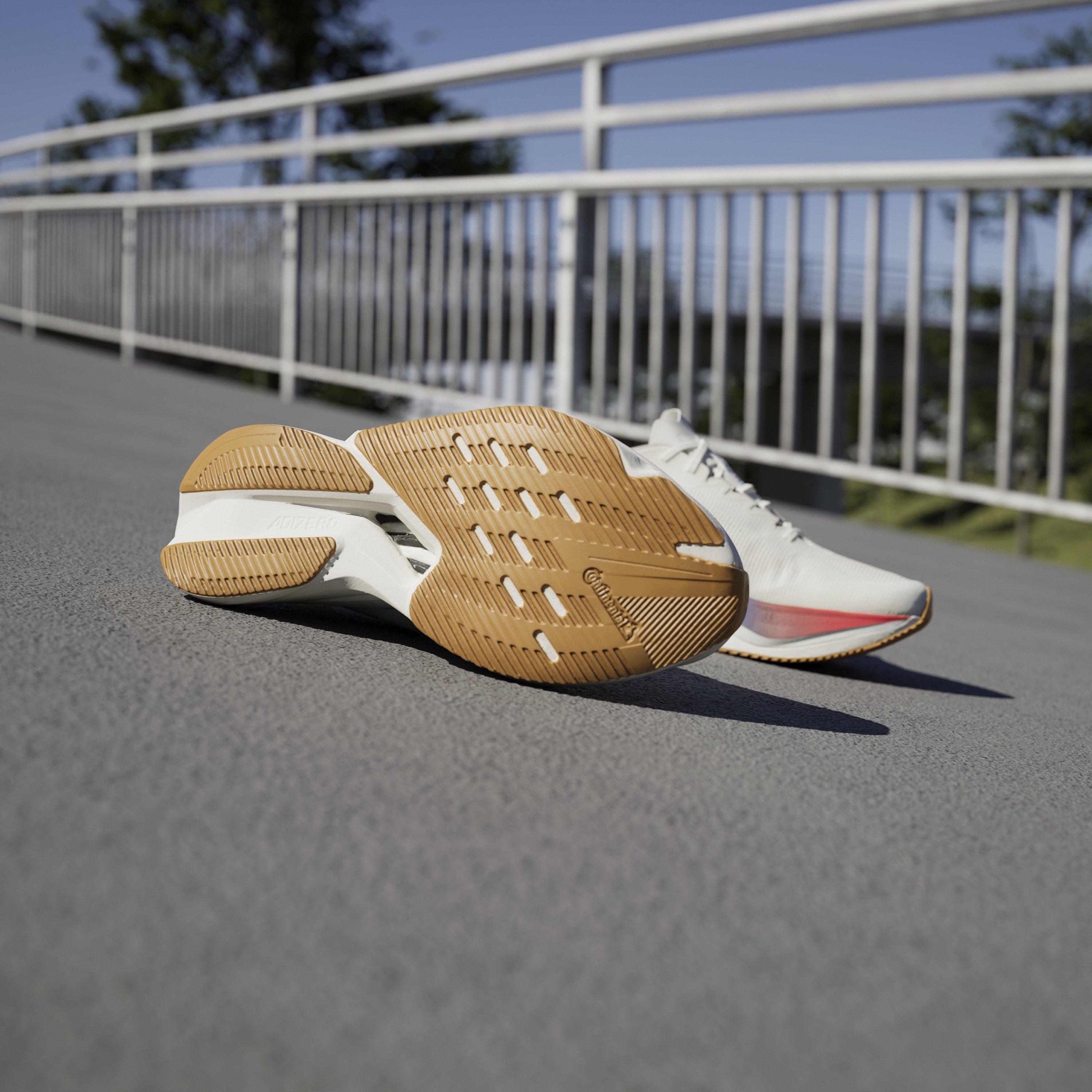 White/Matte Sil - adidas - Adizero Boston 12 Road Running Shoes Womens - 11