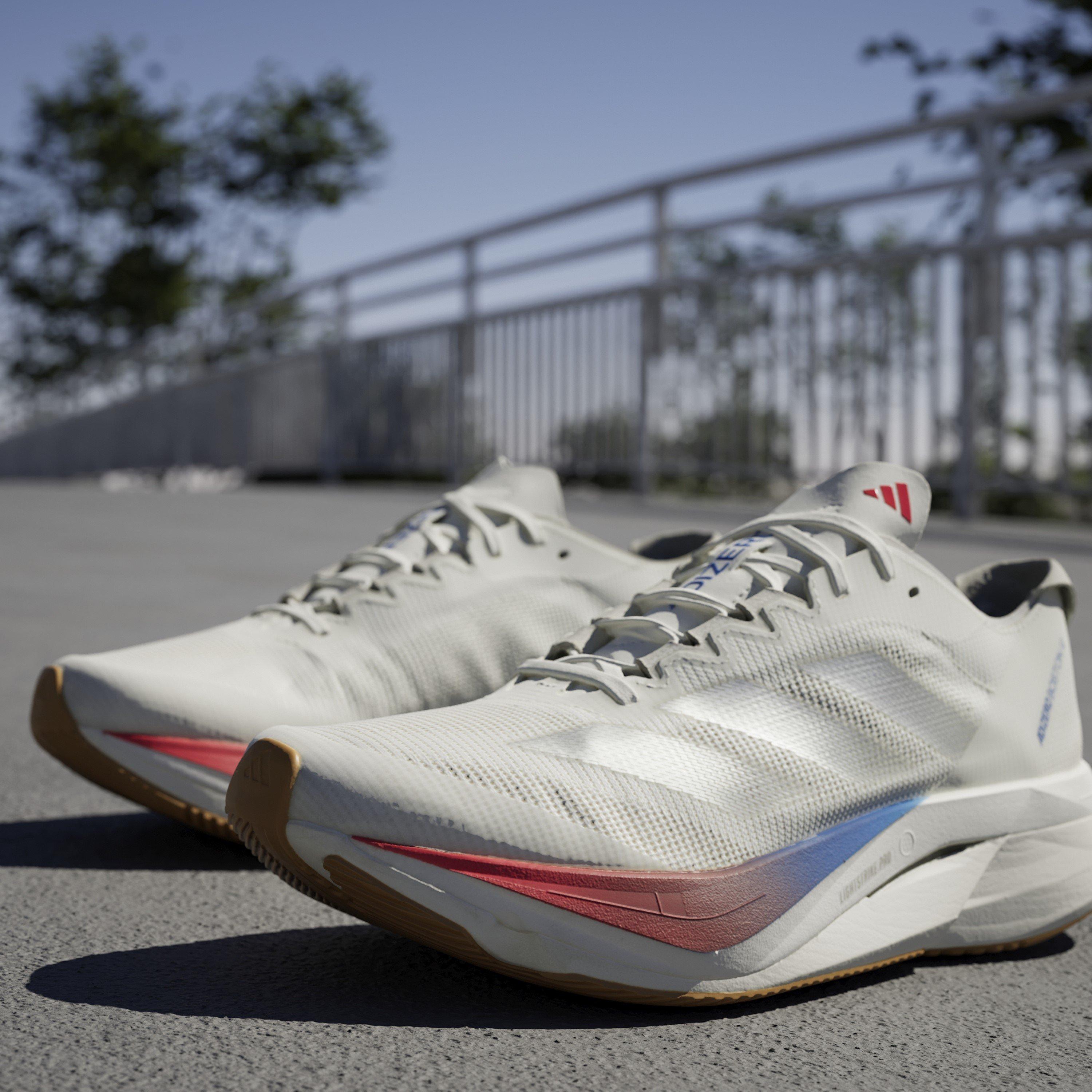 White/Matte Sil - adidas - Adizero Boston 12 Road Running Shoes Womens - 16