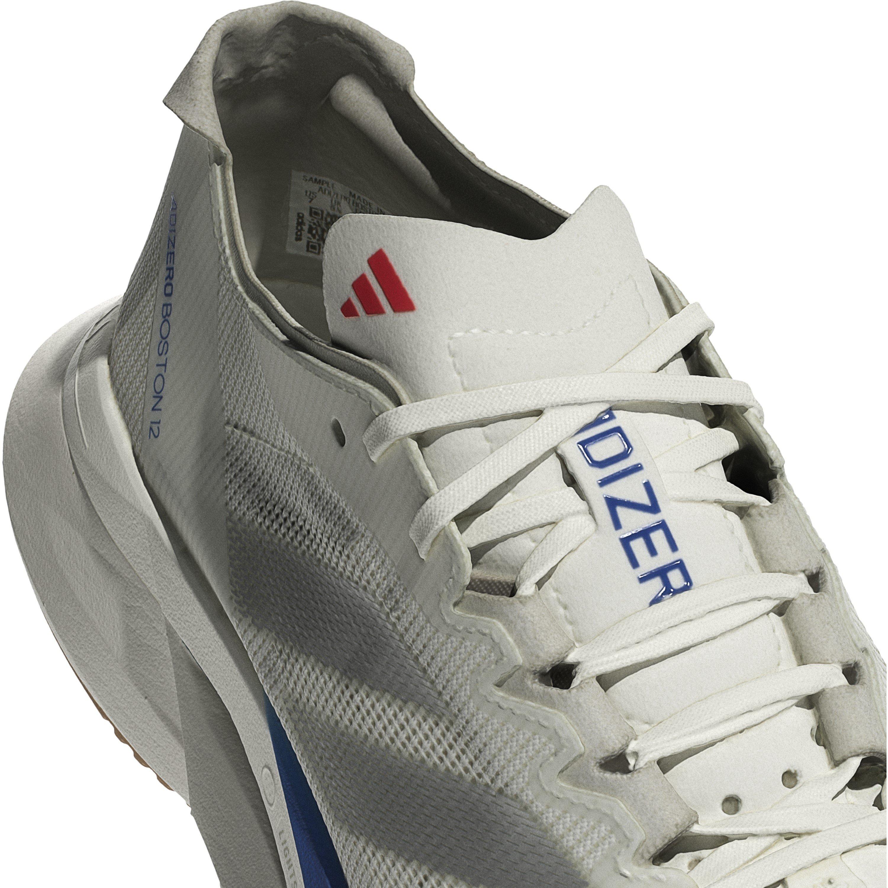 White/Matte Sil - adidas - Adizero Boston 12 Road Running Shoes Womens - 7