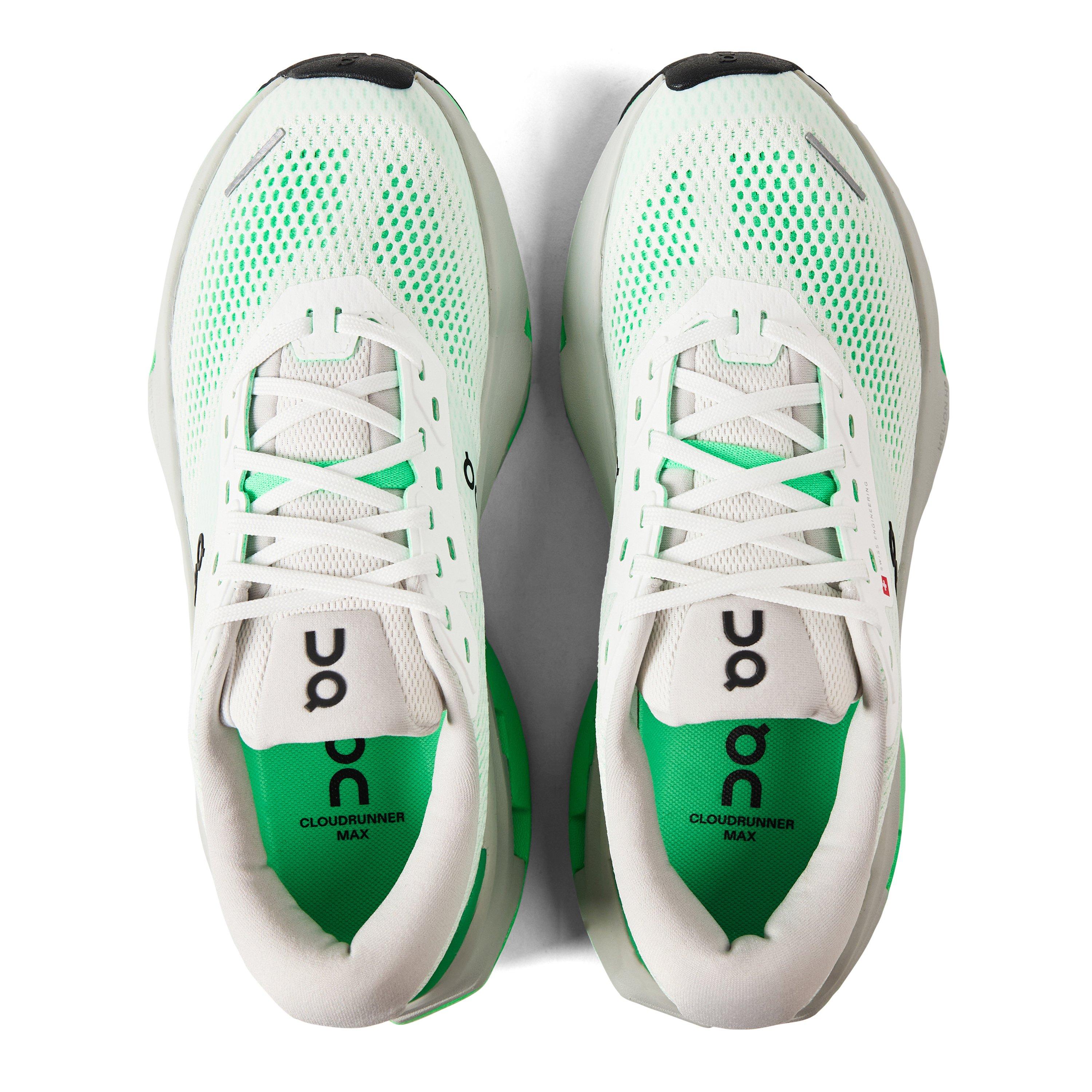 White/Verdite - On - Men's Cloudrunner 3 Max Road Running Shoes - 4