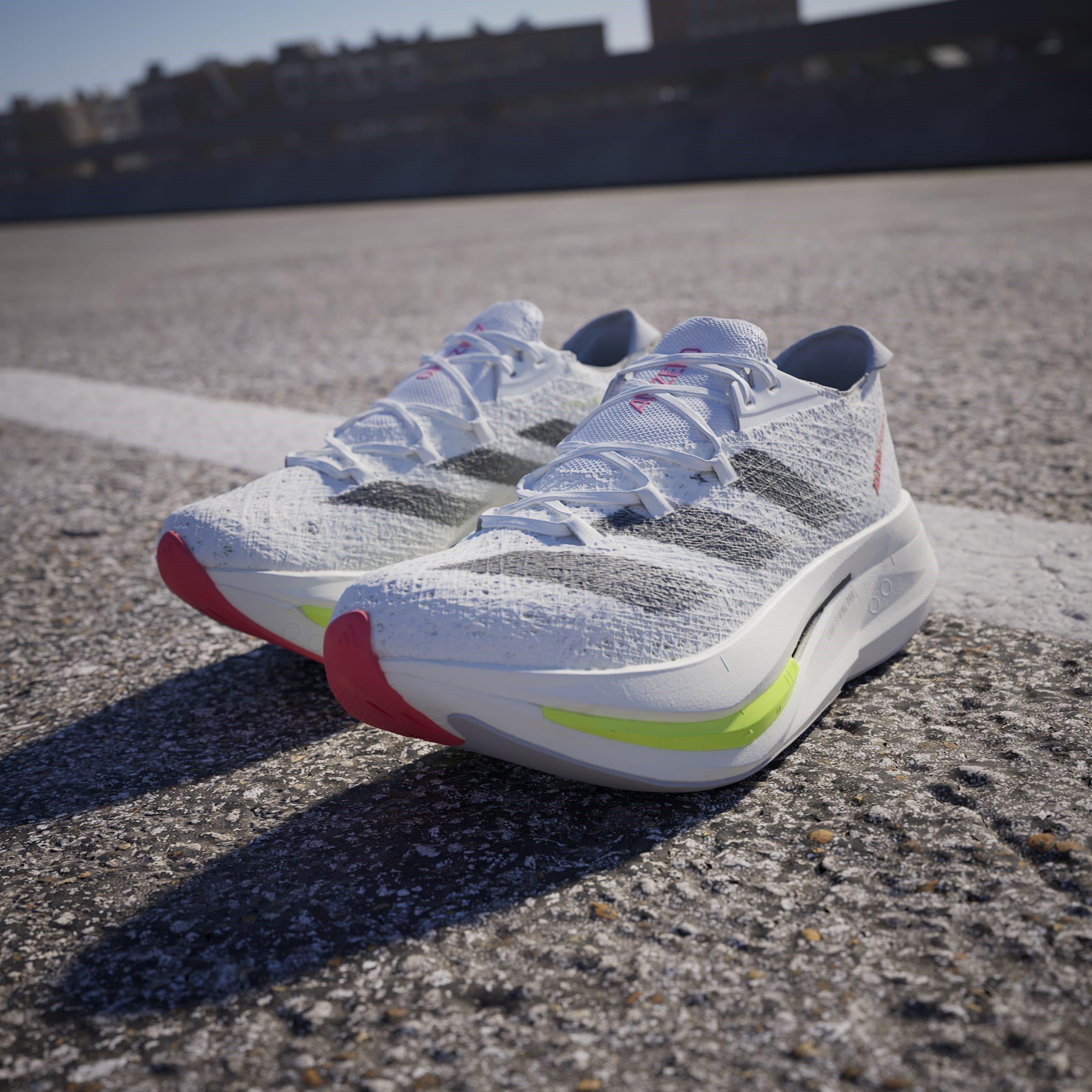 White/Black/Red - adidas - Kids' Everyday Neutral Road Running Shoes - 15