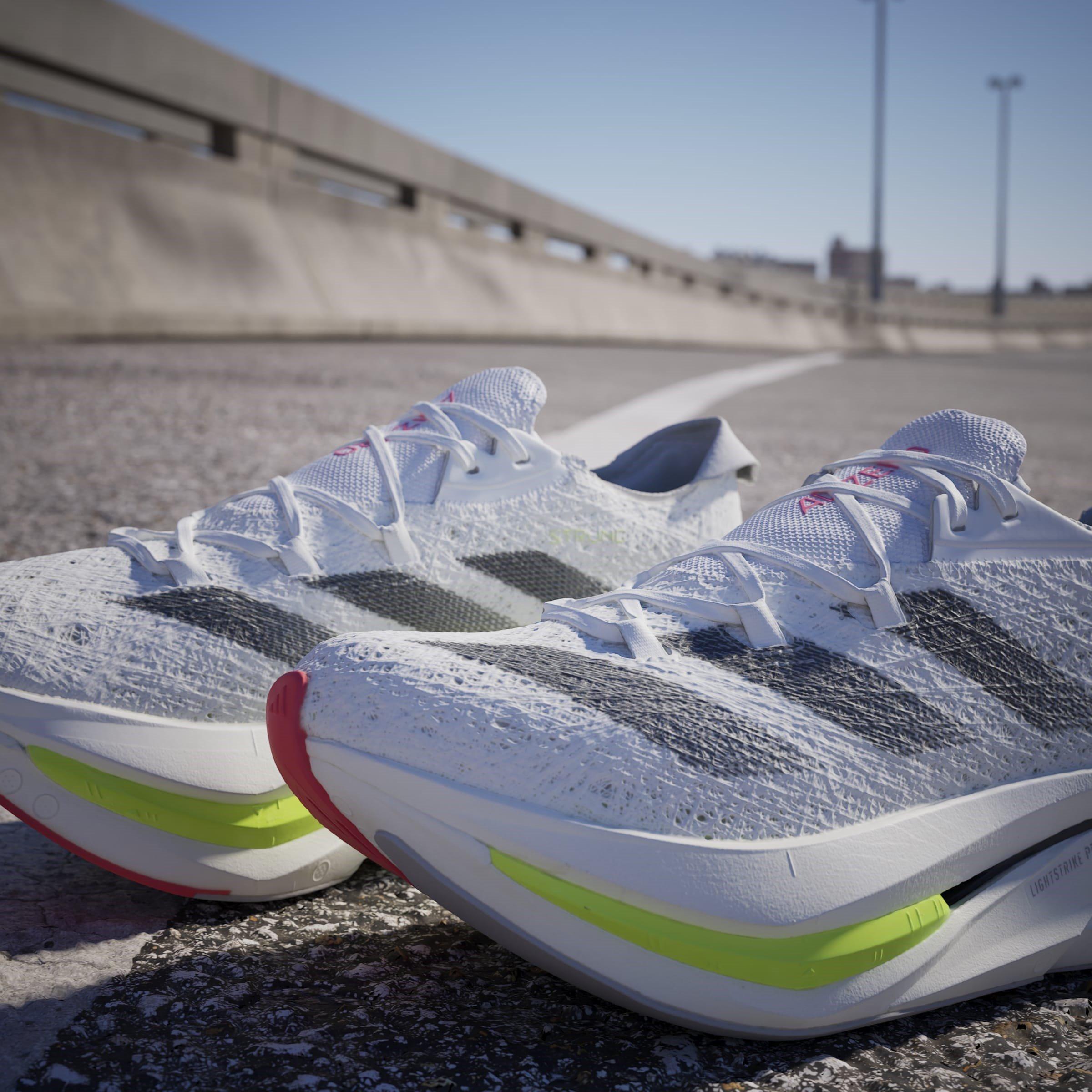 White/Black/Red - adidas - Kids' Everyday Neutral Road Running Shoes - 16