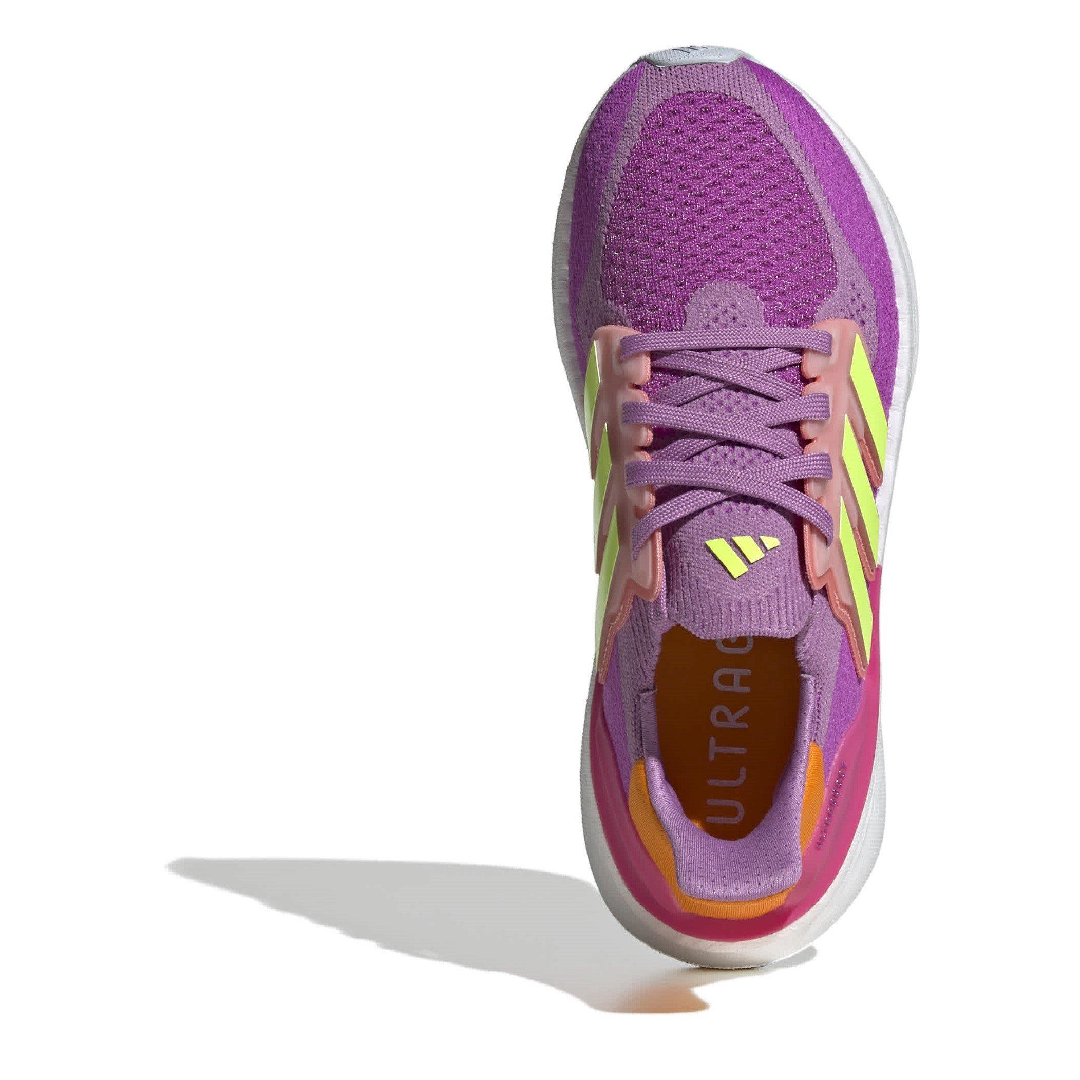 Purple/Lmn - adidas - Ultraboost 5 J Road Running Shoes Unisex Kids - 5