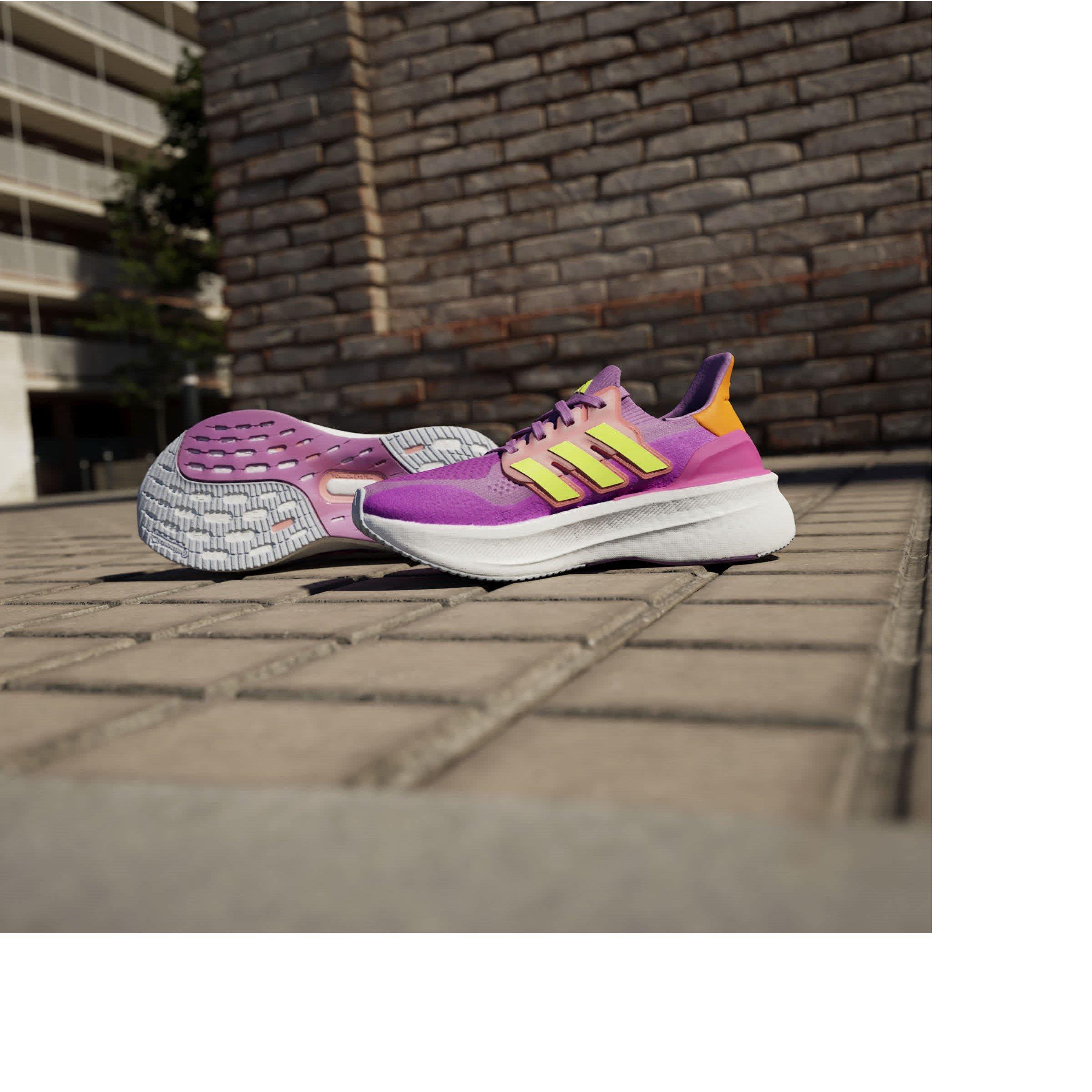 Purple/Lmn - adidas - Ultraboost 5 J Road Running Shoes Unisex Kids - 10
