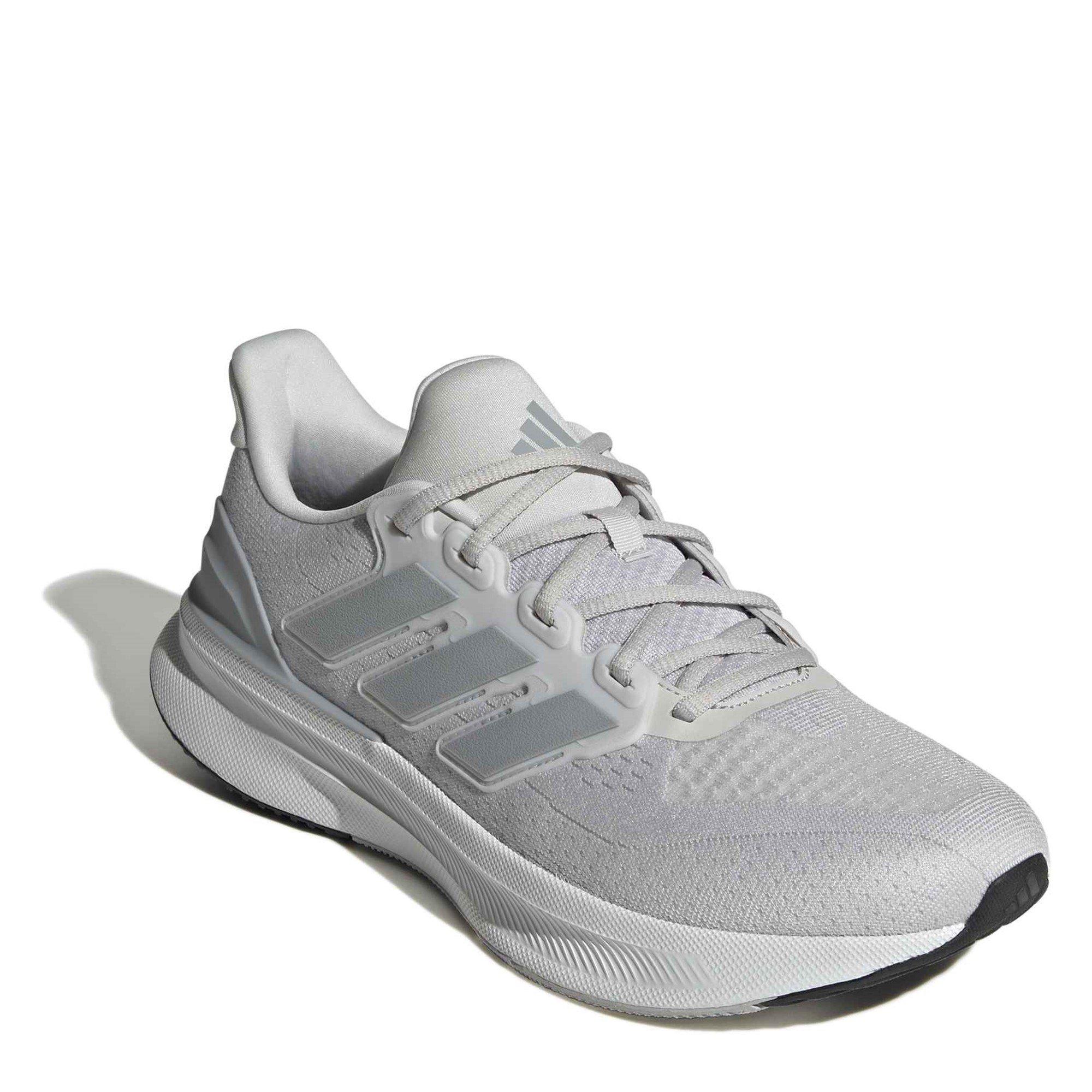 Grey/Slvr/White - adidas - Runfalcon+ 5 Road Running Shoes Mens - 3