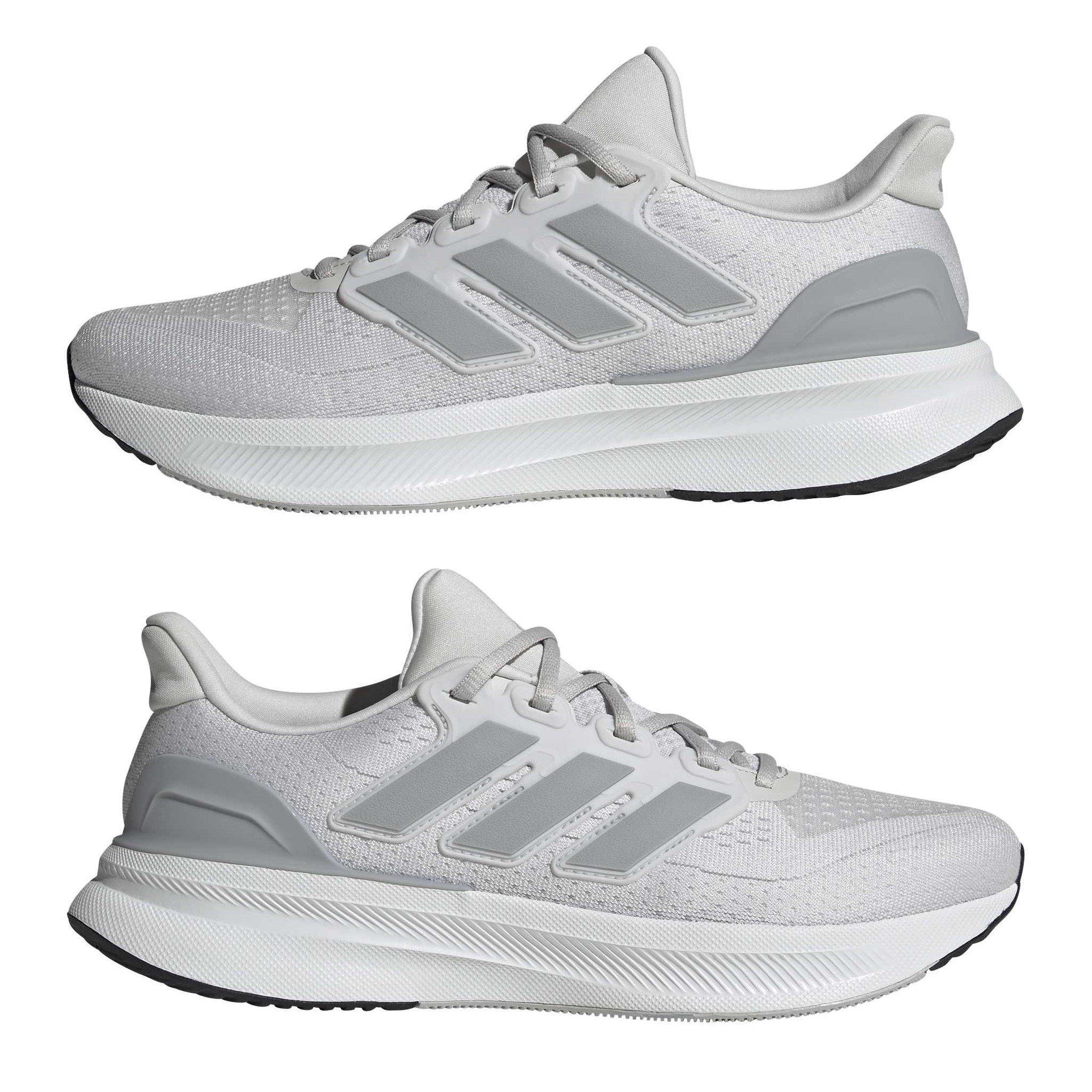 Grey/Slvr/White - adidas - Runfalcon+ 5 Road Running Shoes Mens - 9