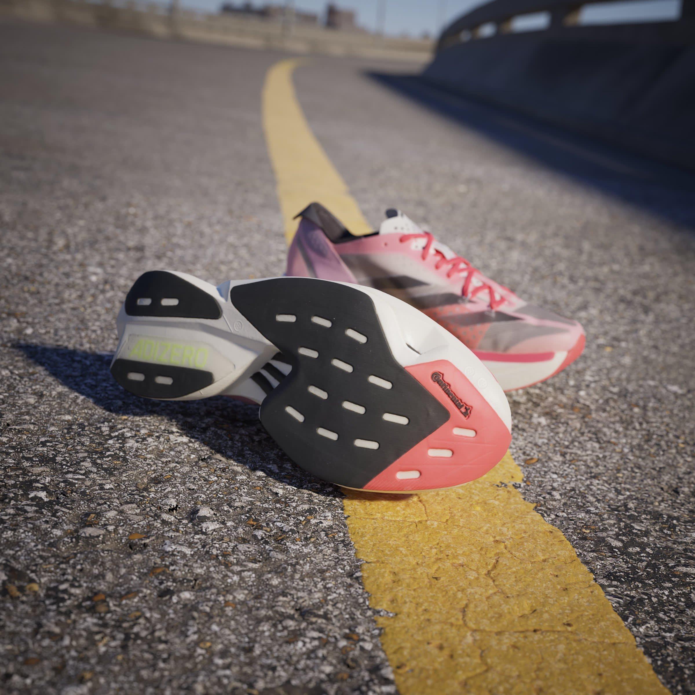 Pink Spark/Auro - adidas - Adizero Adios Pro Everyday Neutral Road Running Shoes - 12