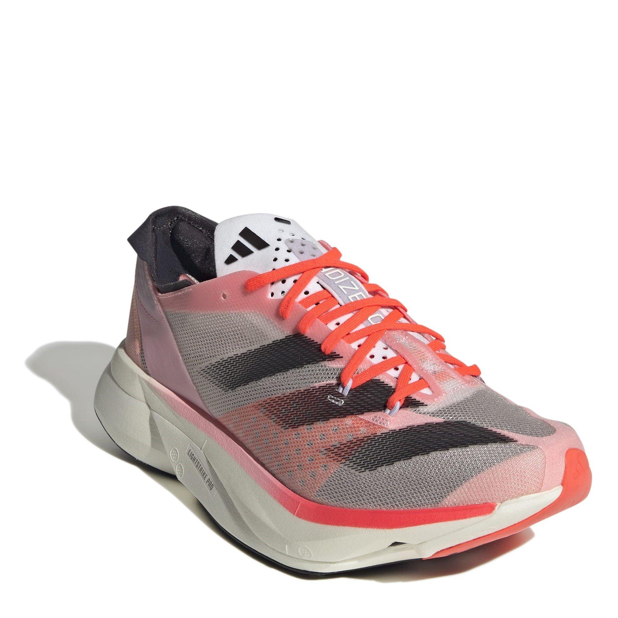 Pink Spark/Auro - adidas - Adizero Adios Pro Everyday Neutral Road Running Shoes - 3