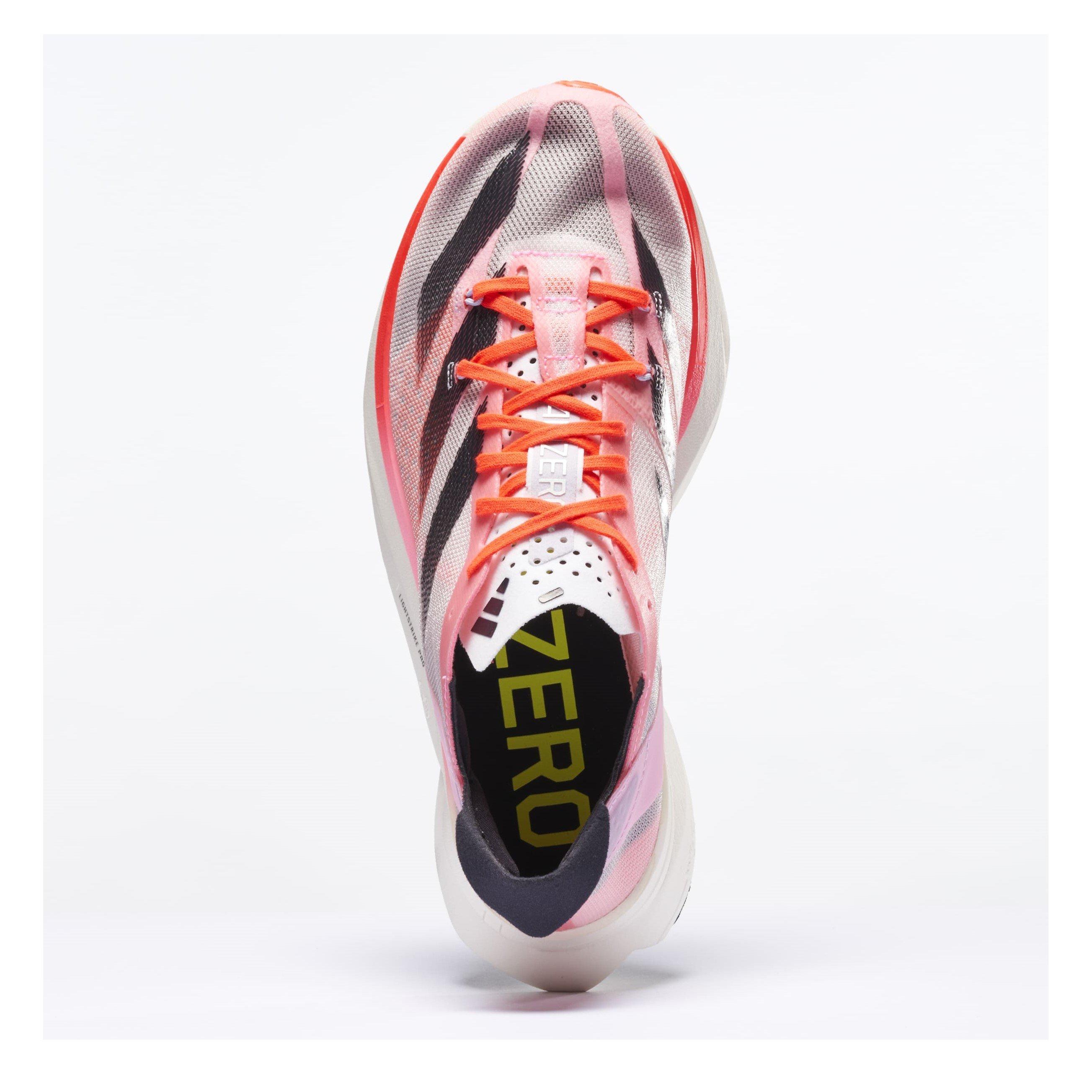 Pink Spark/Auro - adidas - Adizero Adios Pro Everyday Neutral Road Running Shoes - 4